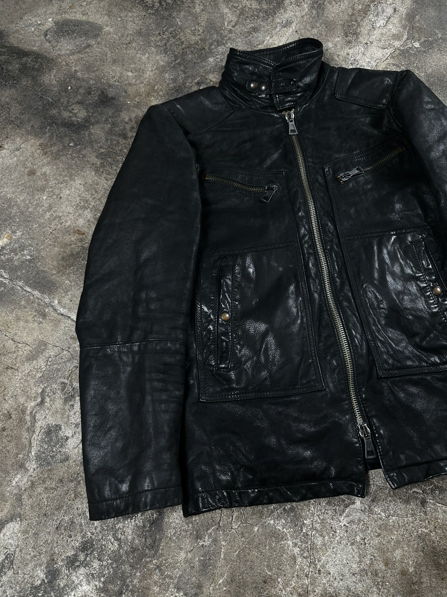 Acne Studios Vintage Acne Studios Hockney Leather Biker Jacket Size US S / EU 44-46 / 1 - 2 Thumbnail
