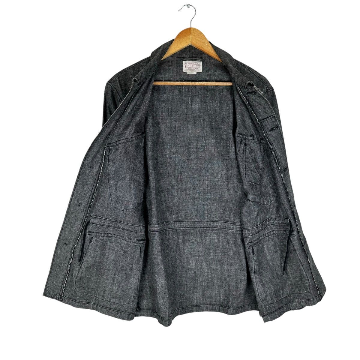 Vintage ☀️HOUSTON RIPSTOP MULTI POCKET POPLIN JACKET Size US L / EU 52-54 / 3 - 6 Thumbnail