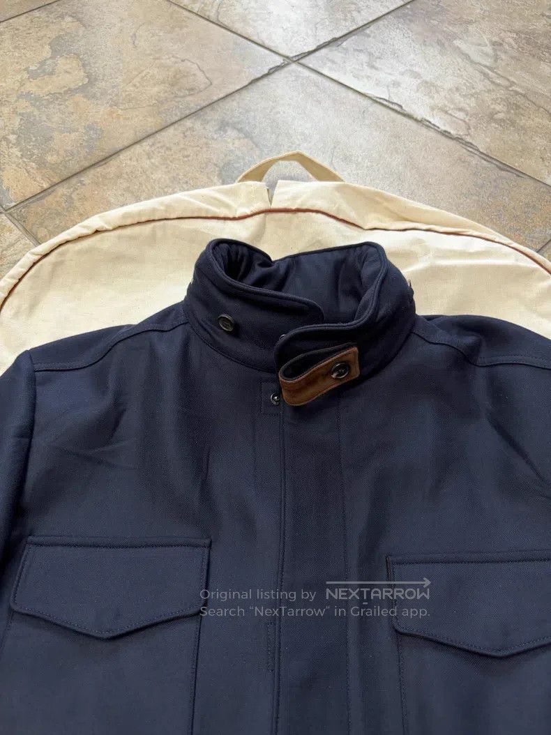 Loro Piana Loro Piana Navy Blue GOK King's Gift Series Men's Traveler Size US L / EU 52-54 / 3 - 2 Thumbnail
