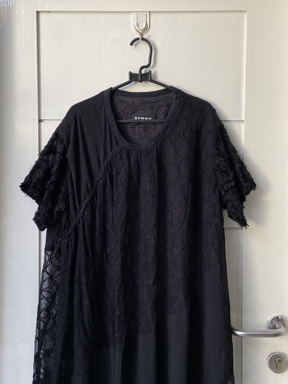 gomme GOMME Black Midi Dress Size L / US 10 / IT 46 - 11 Thumbnail