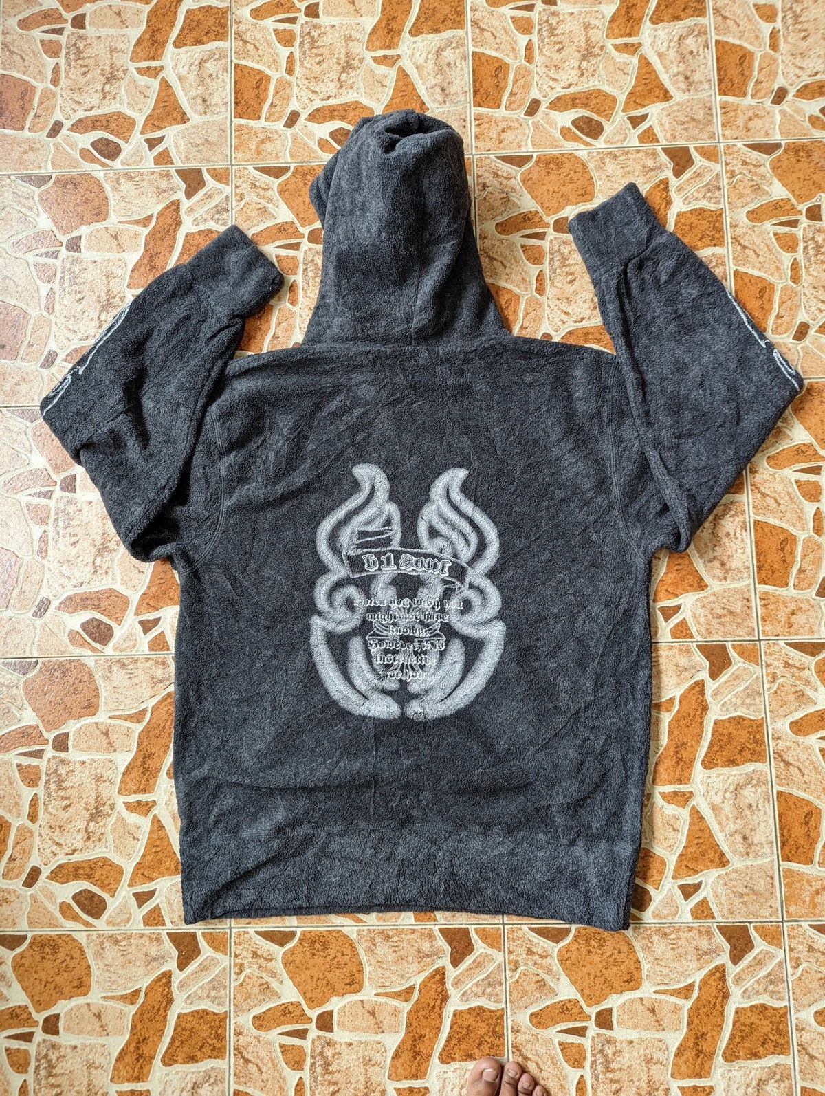 Japanese Brand B1 Soul Big Logo Surf Product Hoodie Wool Size US L / EU 52-54 / 3 - 2 Thumbnail