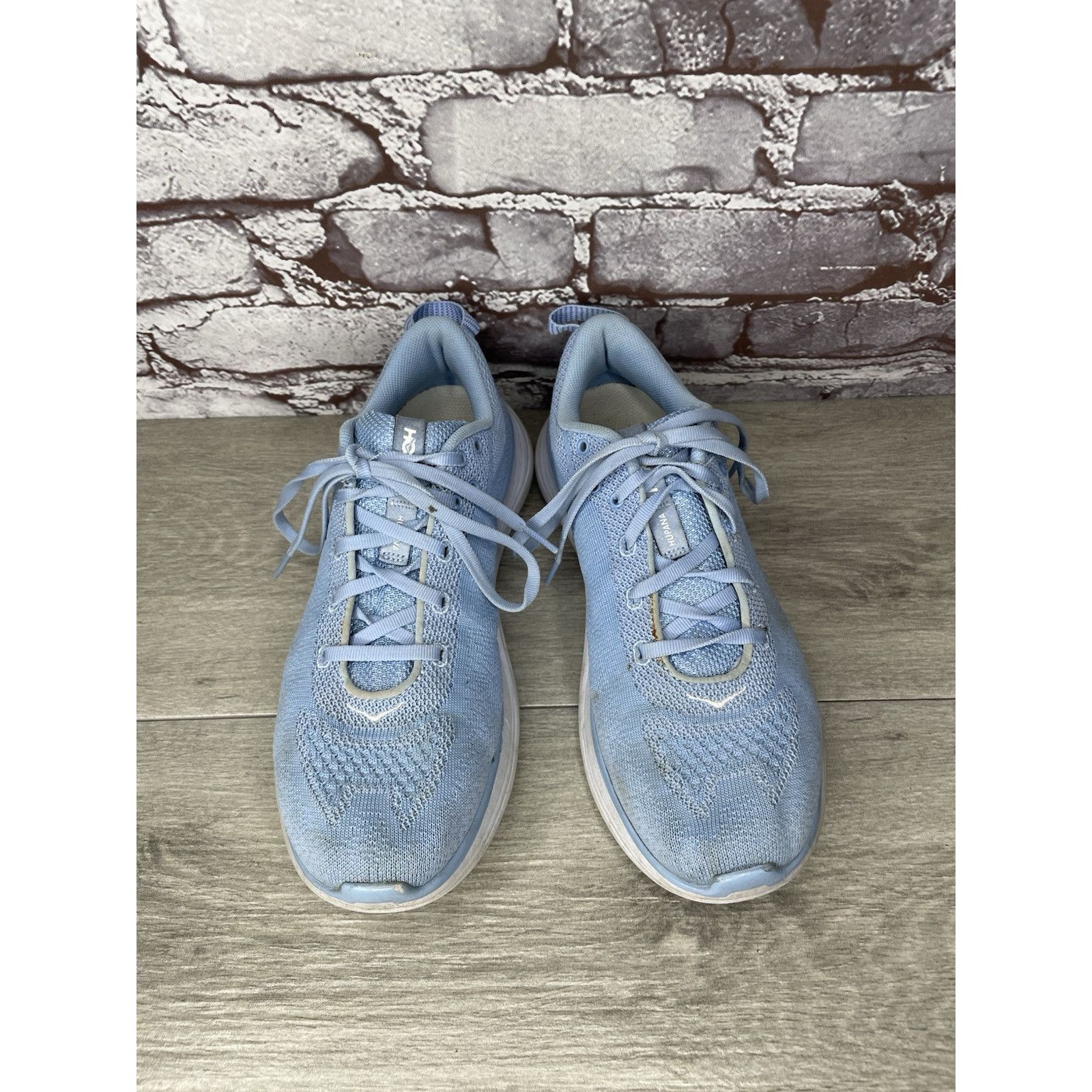 Hoka Hoka One One Hupana Flow Blue Fabric Running Shoes Sneakers Size US 8 / IT 38 - 14 Thumbnail