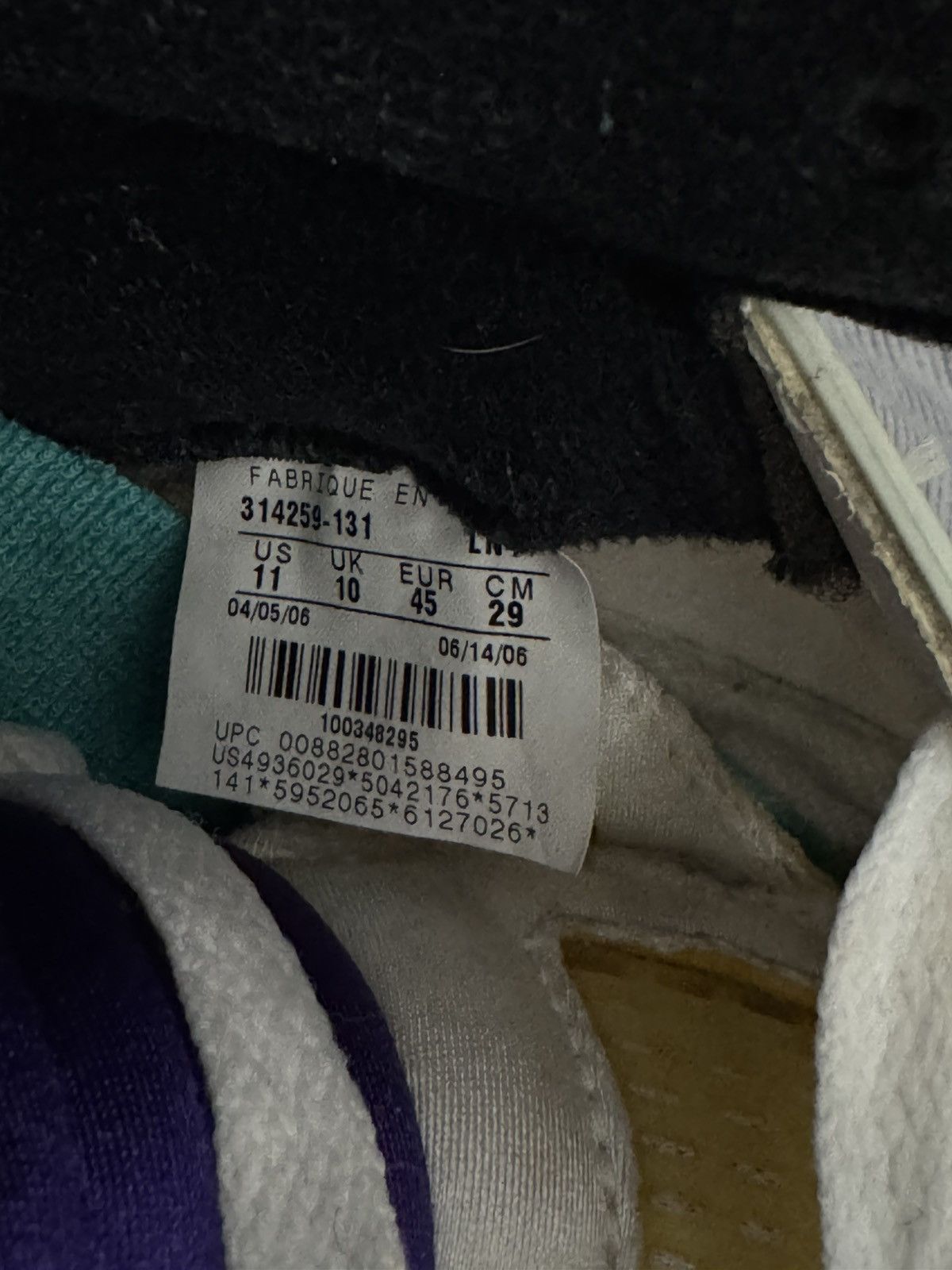 Jordan Brand Air Jordan 5 Retro LS 2006 Grape Sz 11 Lifestyle 314259-131 Size US 11 / EU 44 - 8 Thumbnail