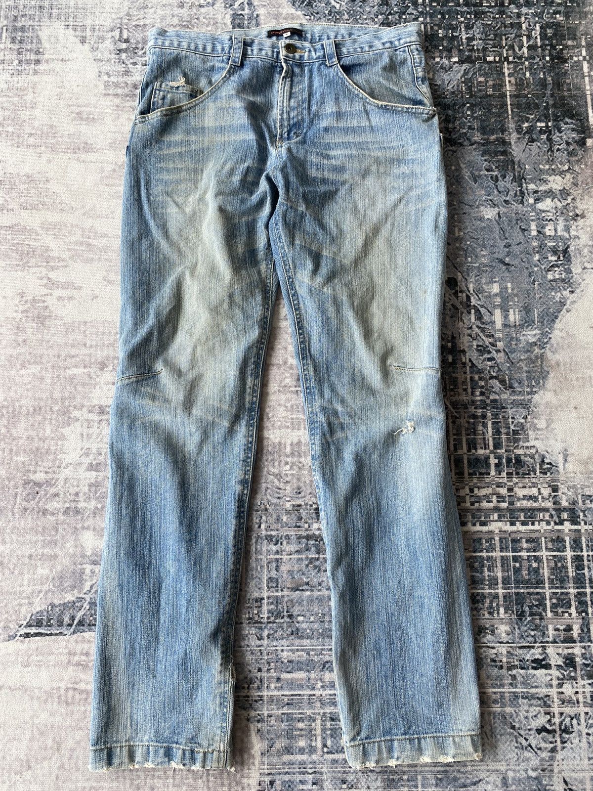 Japanese Brand Japanese Brand Distressed Denim Size US 32 / EU 48 - 2 Thumbnail