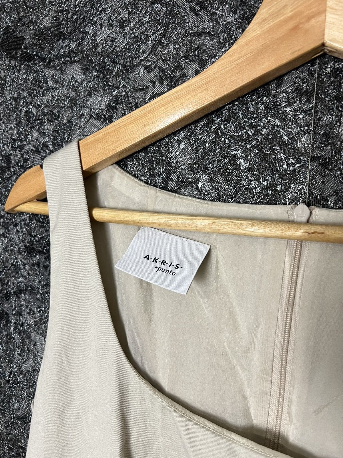 Akris × Designer Akris Punto Beige Sleeveless Dress Size 6 Size S / US 4 / IT 40 - 6 Thumbnail