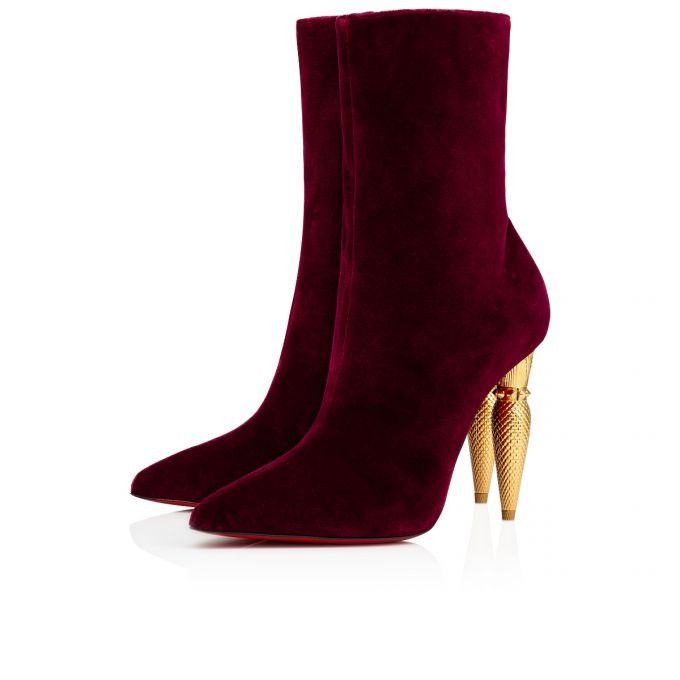 Christian Louboutin o1s1wg110924 Lipbooty 100 Boots in Black Size US 6 / IT 36 - 3 Thumbnail