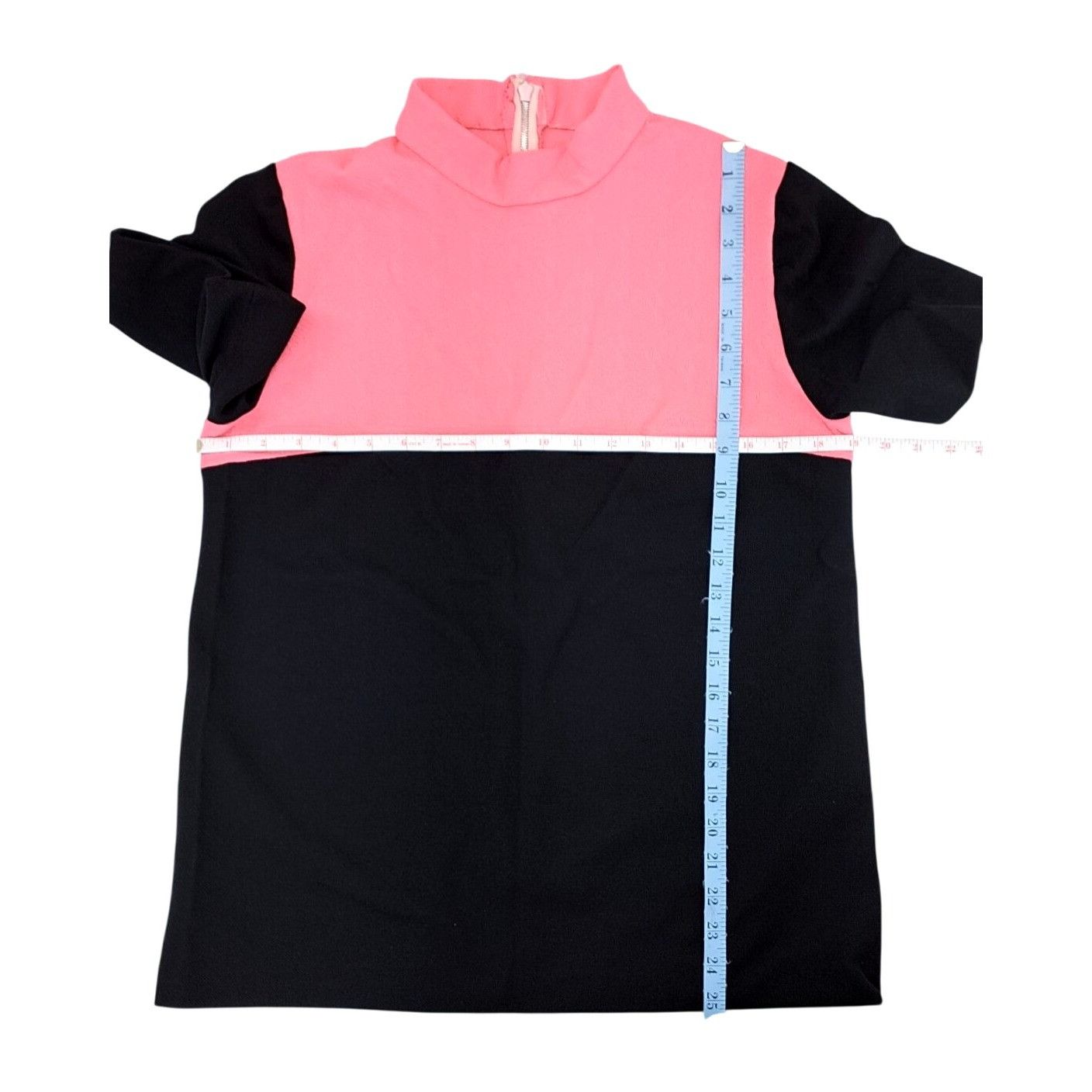 Handmade Vintage Handmade Pant Suit Pink Black Top Polyester 2 Piece Size L / US 10 / IT 46 - 14 Thumbnail