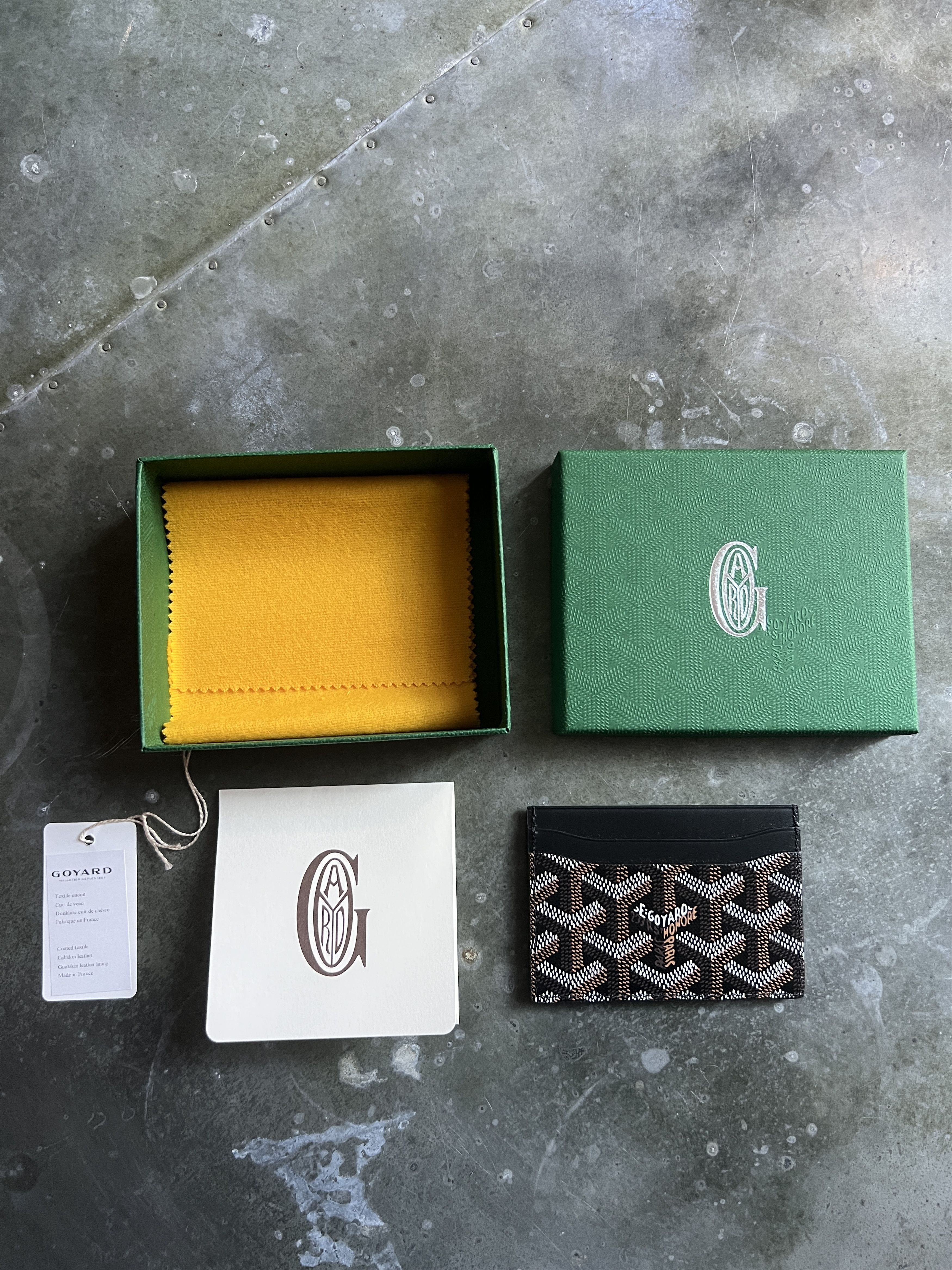 Goyard BNWT Goyard Cardholder in Black Size ONE SIZE - 1 Thumbnail