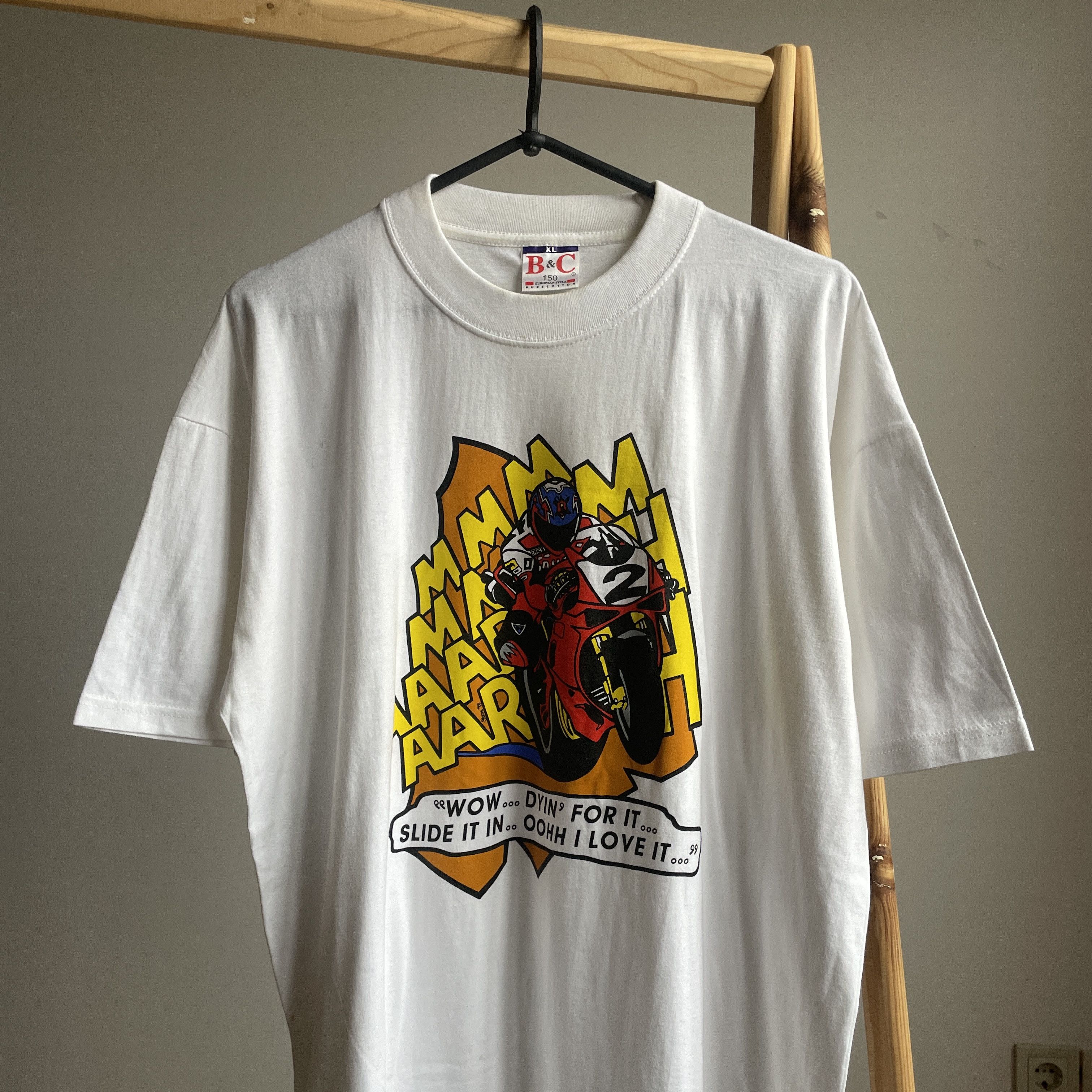 Vintage Vintage 90's Racing Graphic T-Shirt Size XL Size US XL / EU 56 / 4 - 3 Thumbnail