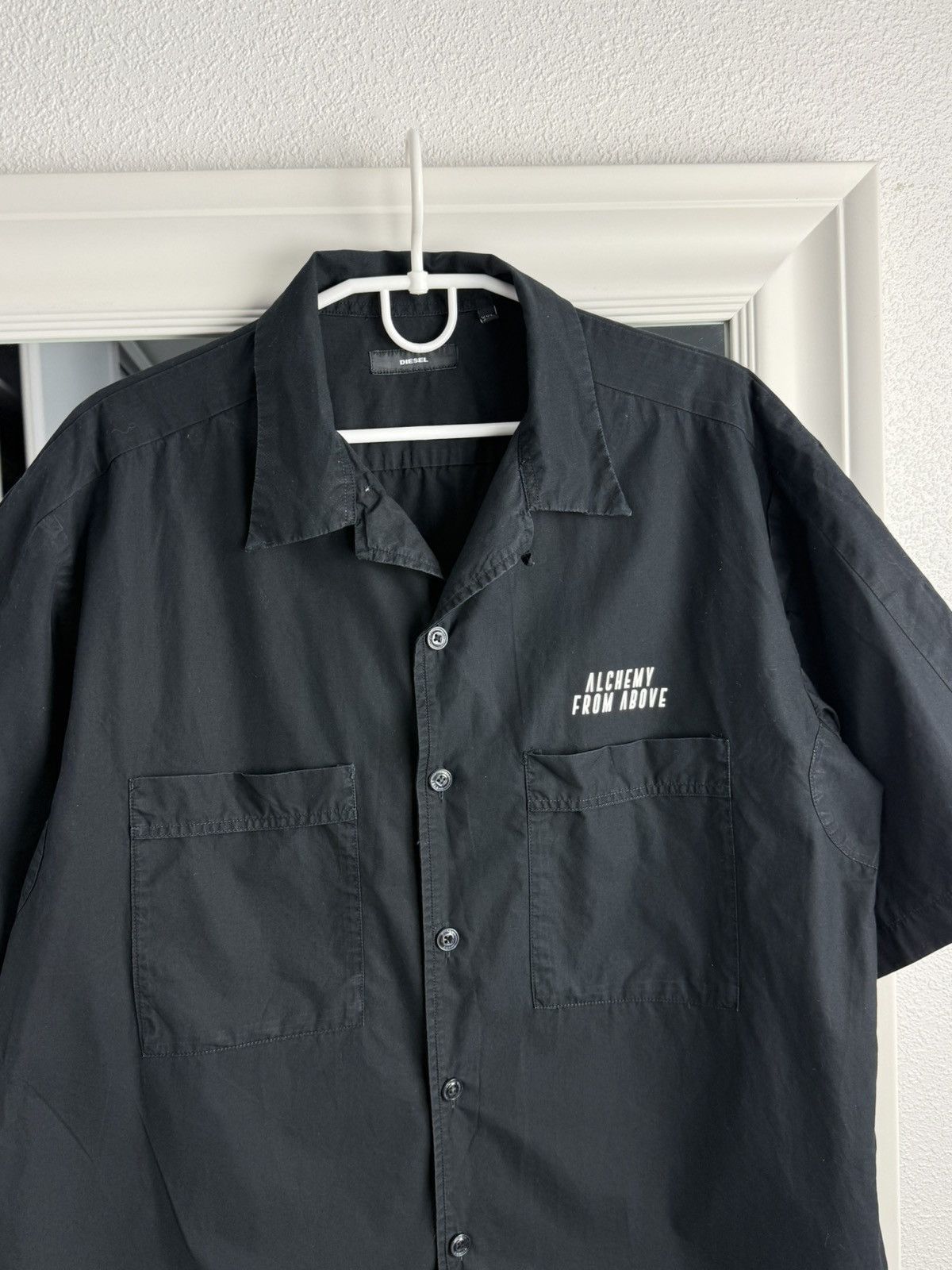 Diesel Diesel Black Shirt “Void” Rare Shirt Diesel Short Sleeve XXL Size US XXL / EU 58 / 5 - 5 Thumbnail