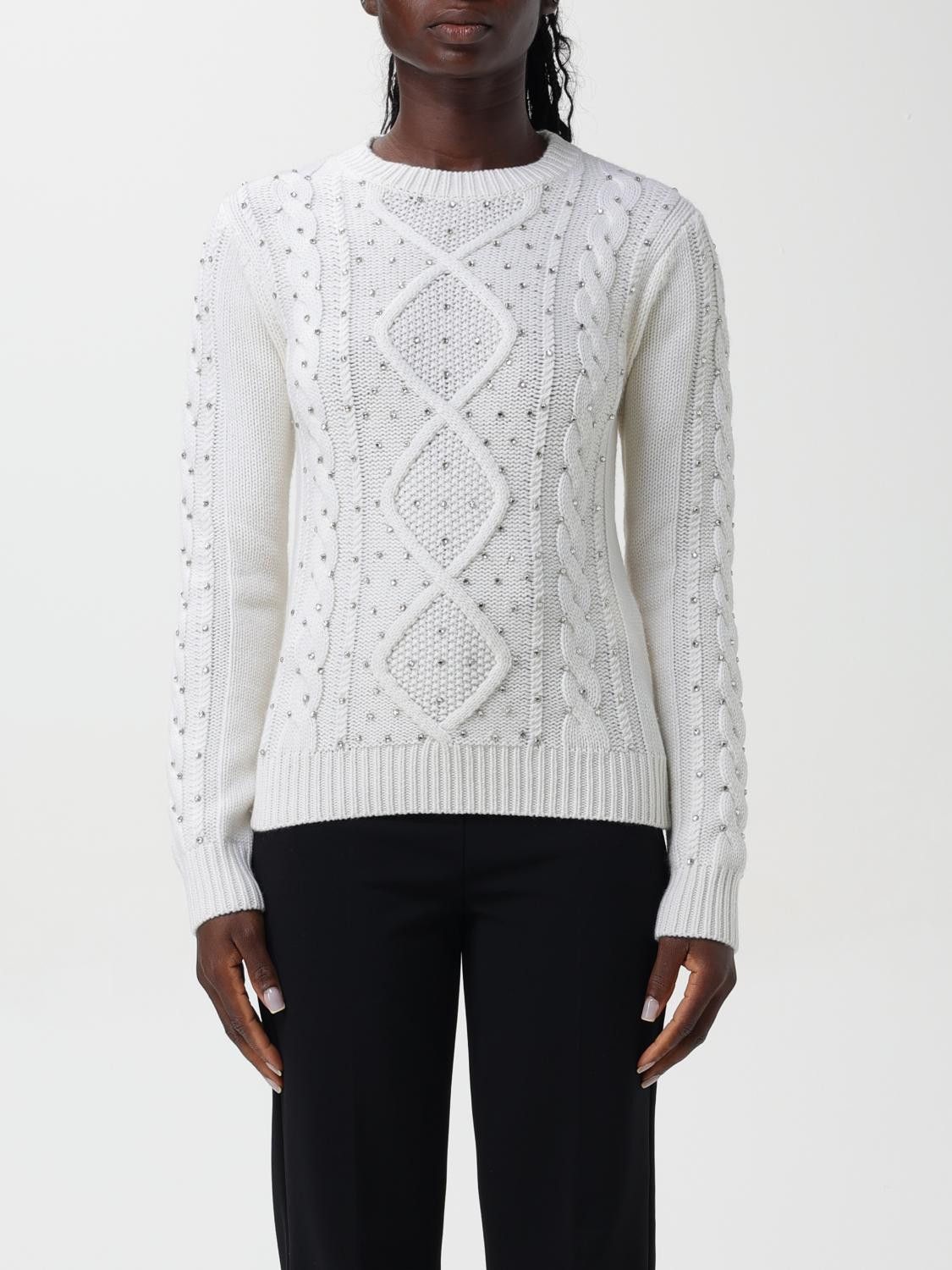 Max Mara Max Mara Sweater Woman Yellow Cream Size M / US 6-8 / IT 42-44 - 1 Thumbnail