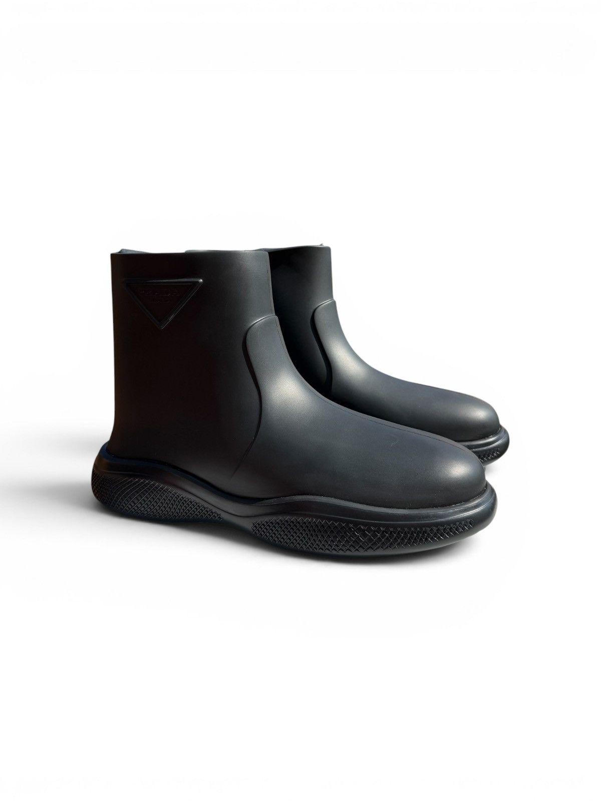 Prada Prada Pull-On Rain Booties Size US 10 / EU 43 - 2 Thumbnail