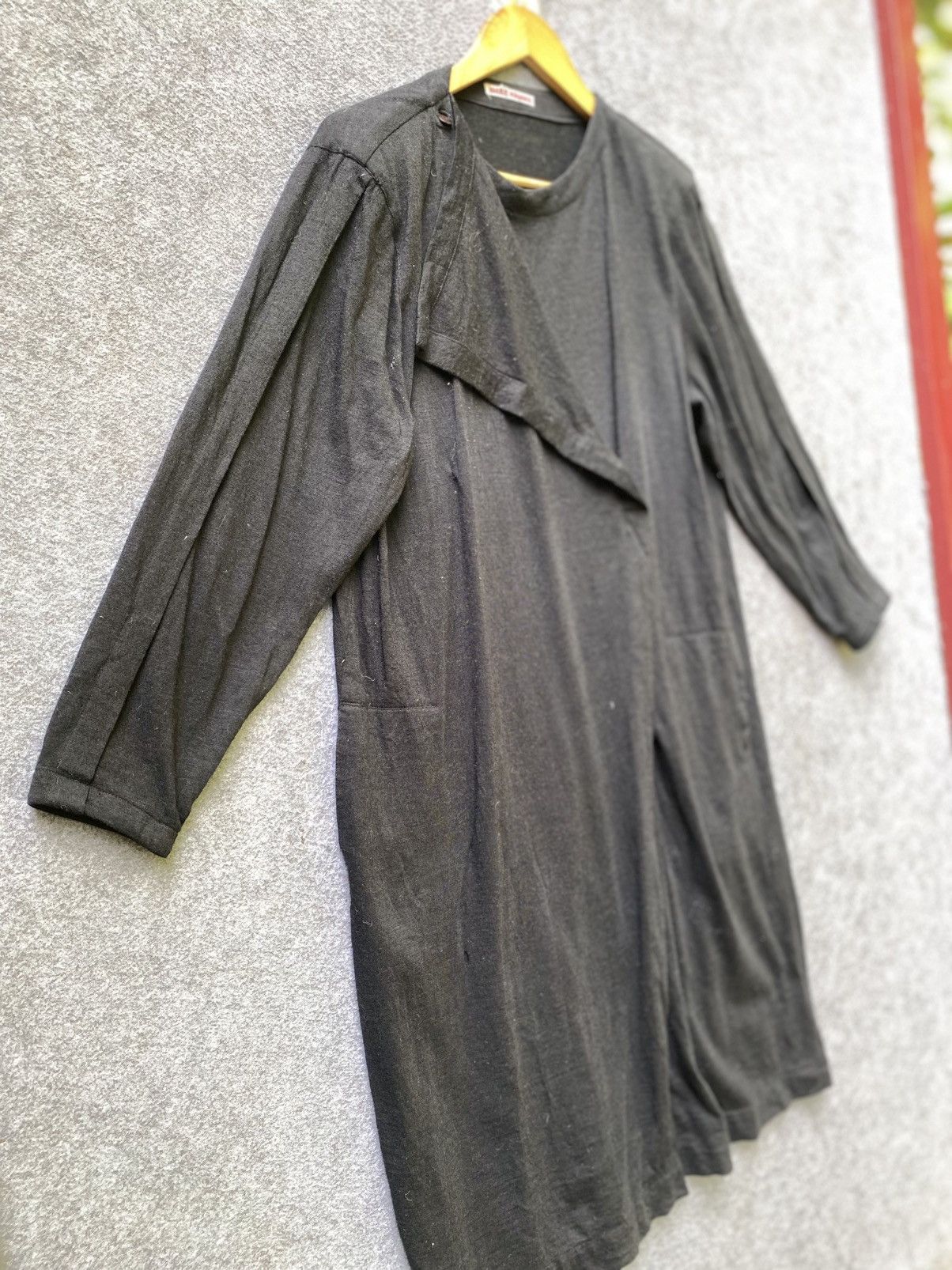 Issey Miyake Issey Miyake 70s Red Label Asymmetrical Drape Coat /Cardigan Size M / US 6-8 / IT 42-44 - 3 Thumbnail