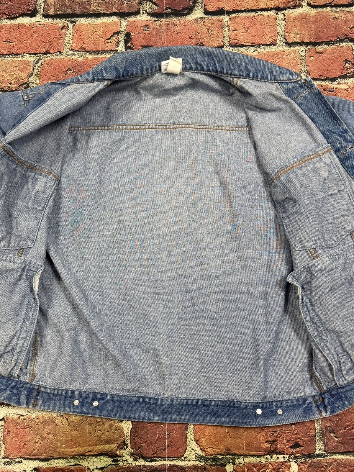 Warner Bros Vintage Looney Tunes Blue Denim Trucker Jacket Tweety Bugs Size US M / EU 48-50 / 2 - 7 Thumbnail