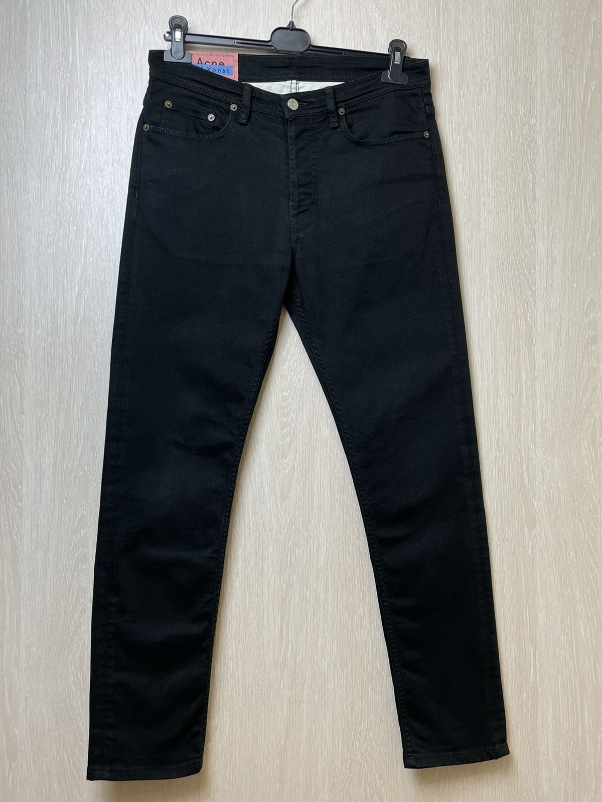 Acne Studios 1996 Loose Straight Black Jeans Denim