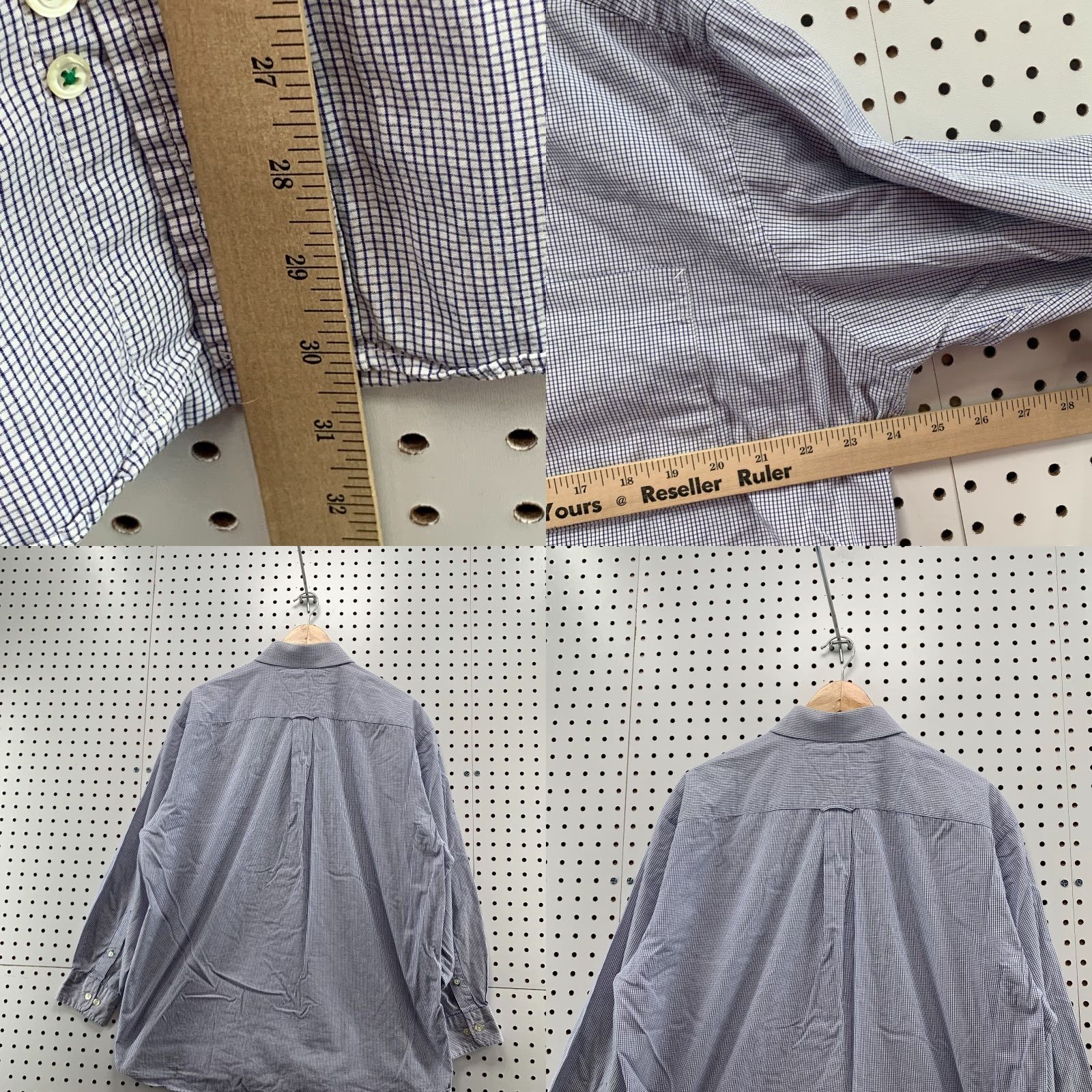 Tommy Hilfiger VINTAGE Tommy Hilfiger Shirt Men Plaid Long Sleeve Button-Down 16 32-33 Casual Workwear Size US L / EU 52-54 / 3 - 9 Thumbnail