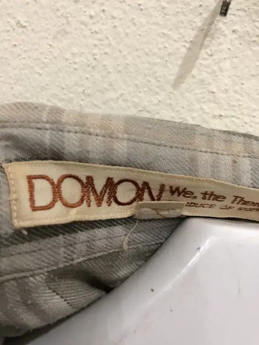 Vintage Vintage Domon Plaid Tartan Flannel Shirt 👕 Size US S / EU 44-46 / 1 - 3 Thumbnail