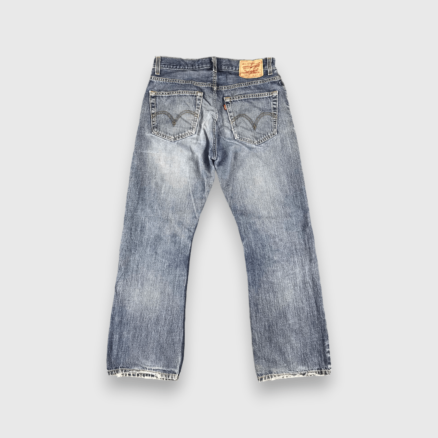 Levi's Vintage Blue Wash Levis 557 Flare Jeans-J2628 Size US 31 - 2 Thumbnail