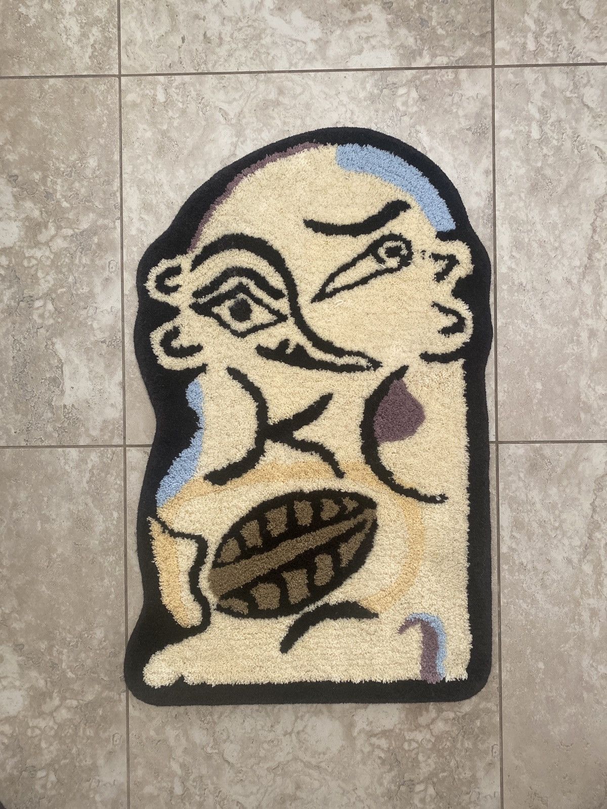 image of Brain Dead Studios Rug in White, Men's