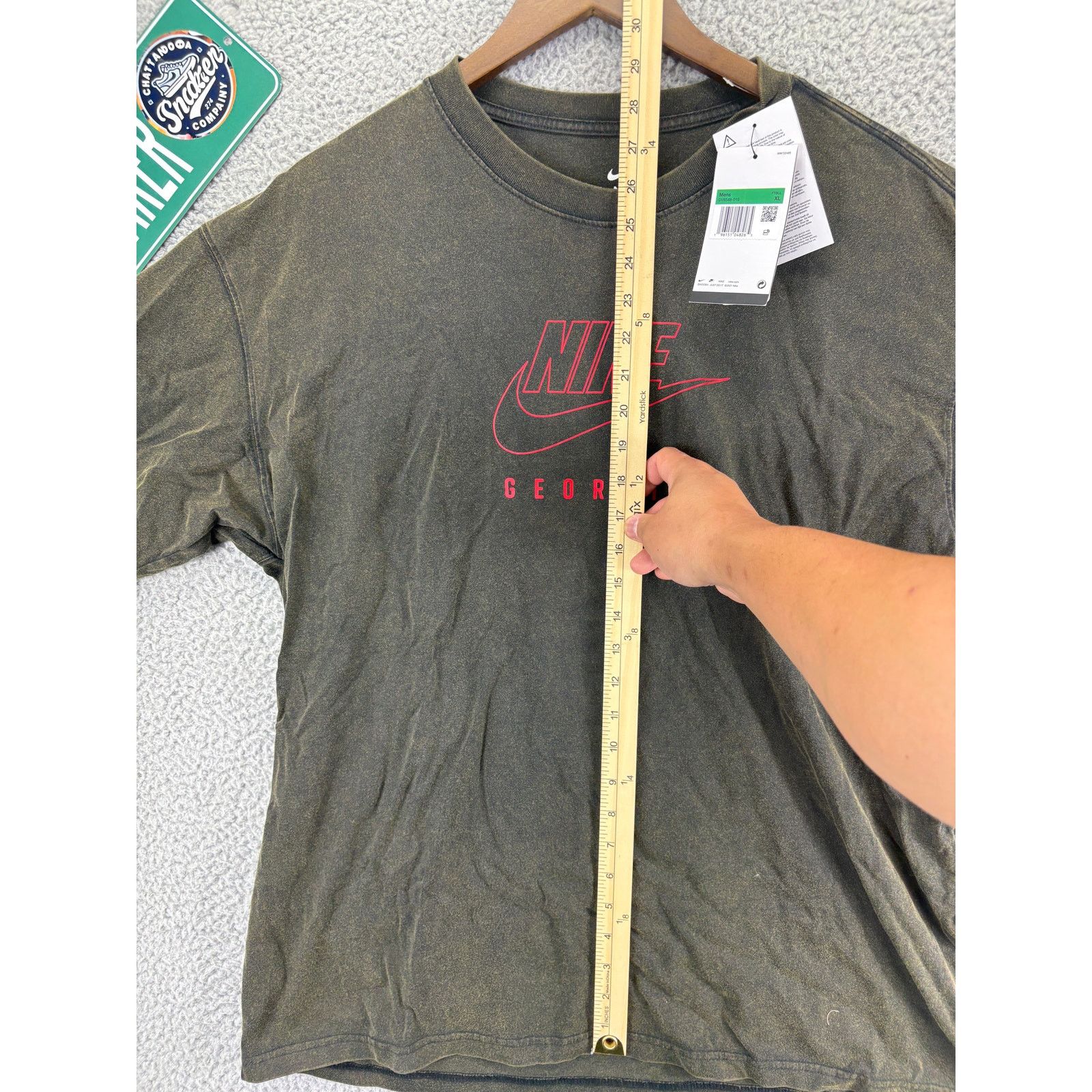 Nike Nike Atlanta ATL Georgia Heavyweight Shirt Mens XL Bulldogs Size US XL / EU 56 / 4 - 2 Thumbnail