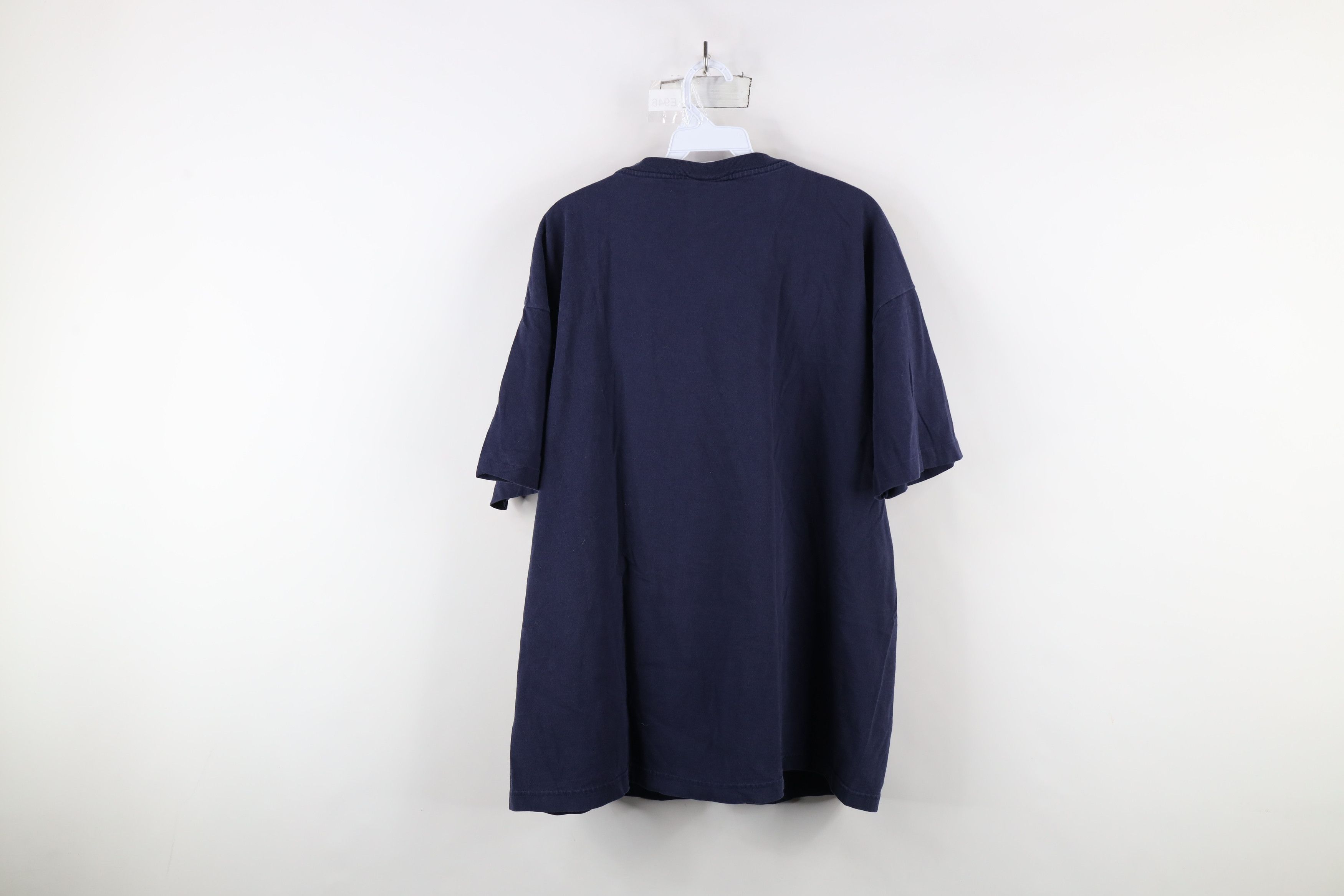Reebok × Vintage Vintage 90s Reebok Big Logo T-Shirt Blue Cotton USA Size US XL / EU 56 / 4 - 8 Thumbnail
