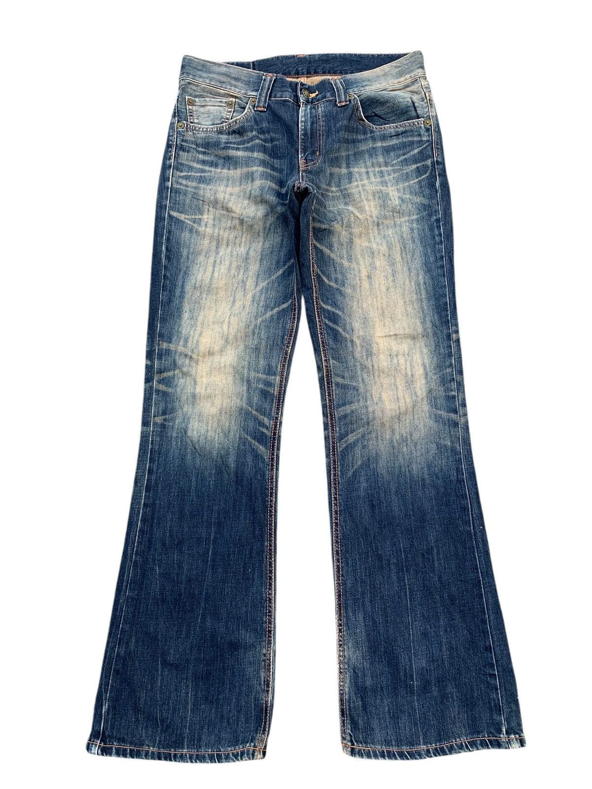 Edwin FLARE VINTAGE EDWIN NAVAJO RUSTY JAPANESE DISTRESSED DENIM Size US 34 / EU 50 - 12 Thumbnail
