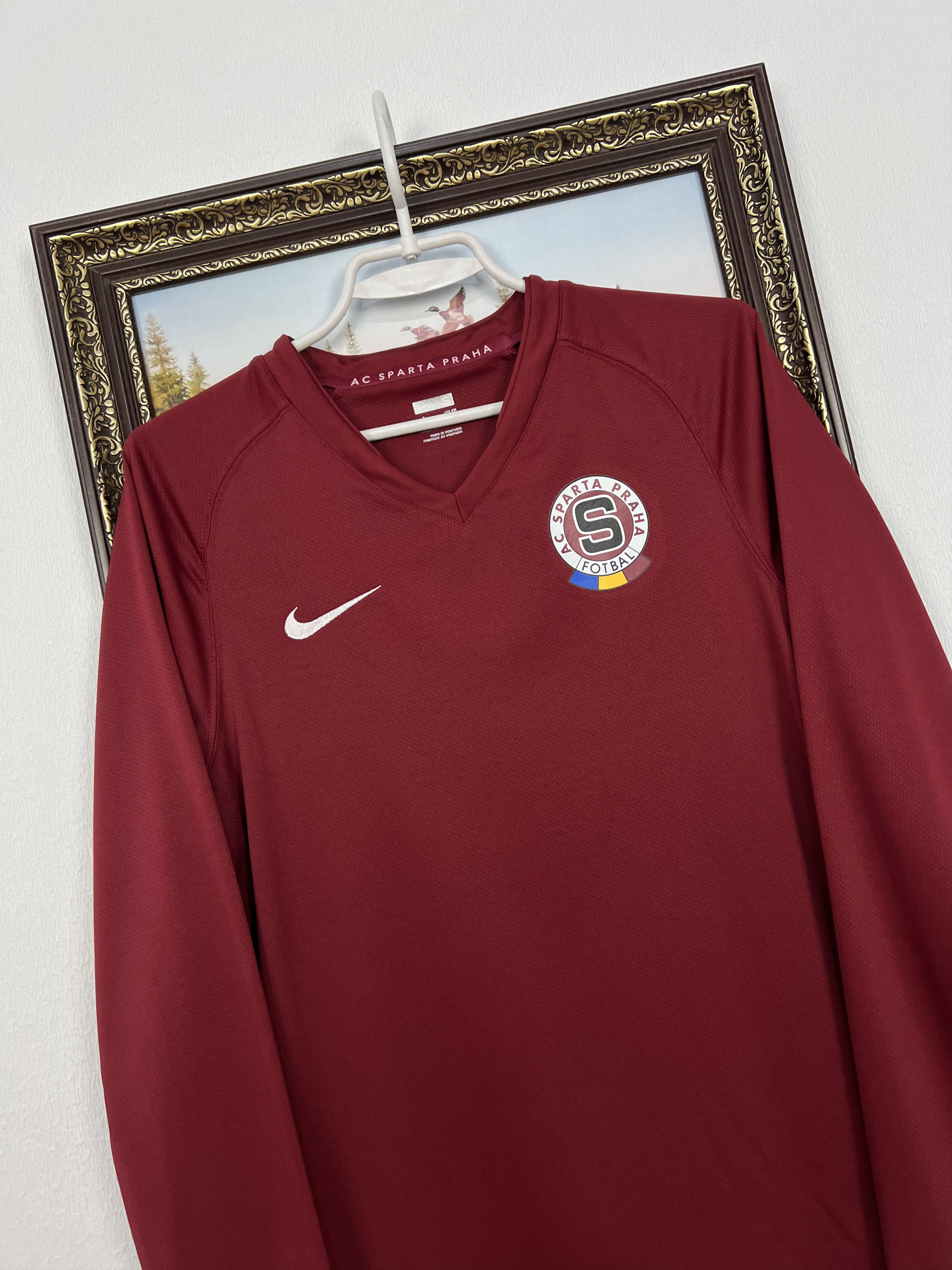 Nike Sparta Praha football Shirt 2008 Soccer Nike Long Sleeve Size US S / EU 44-46 / 1 - 4 Thumbnail