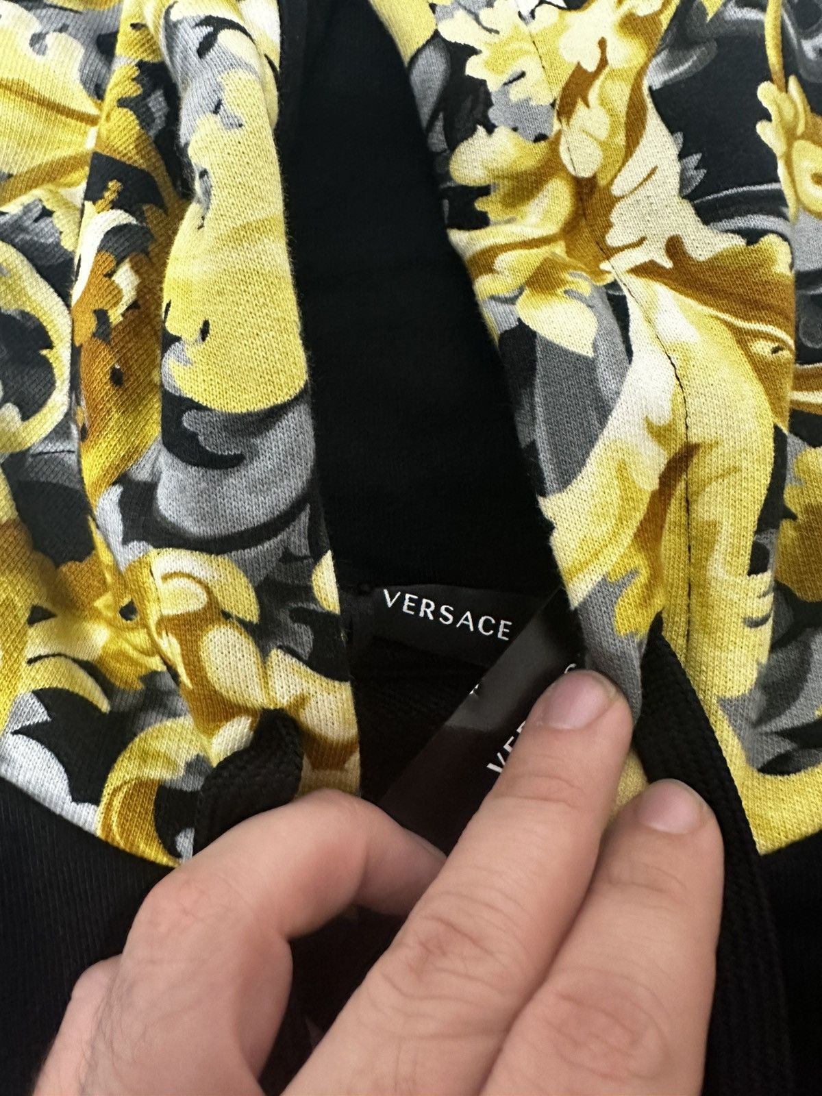 Versace Versace Black Hoodie Size US XXL / EU 58 / 5 - 5 Thumbnail