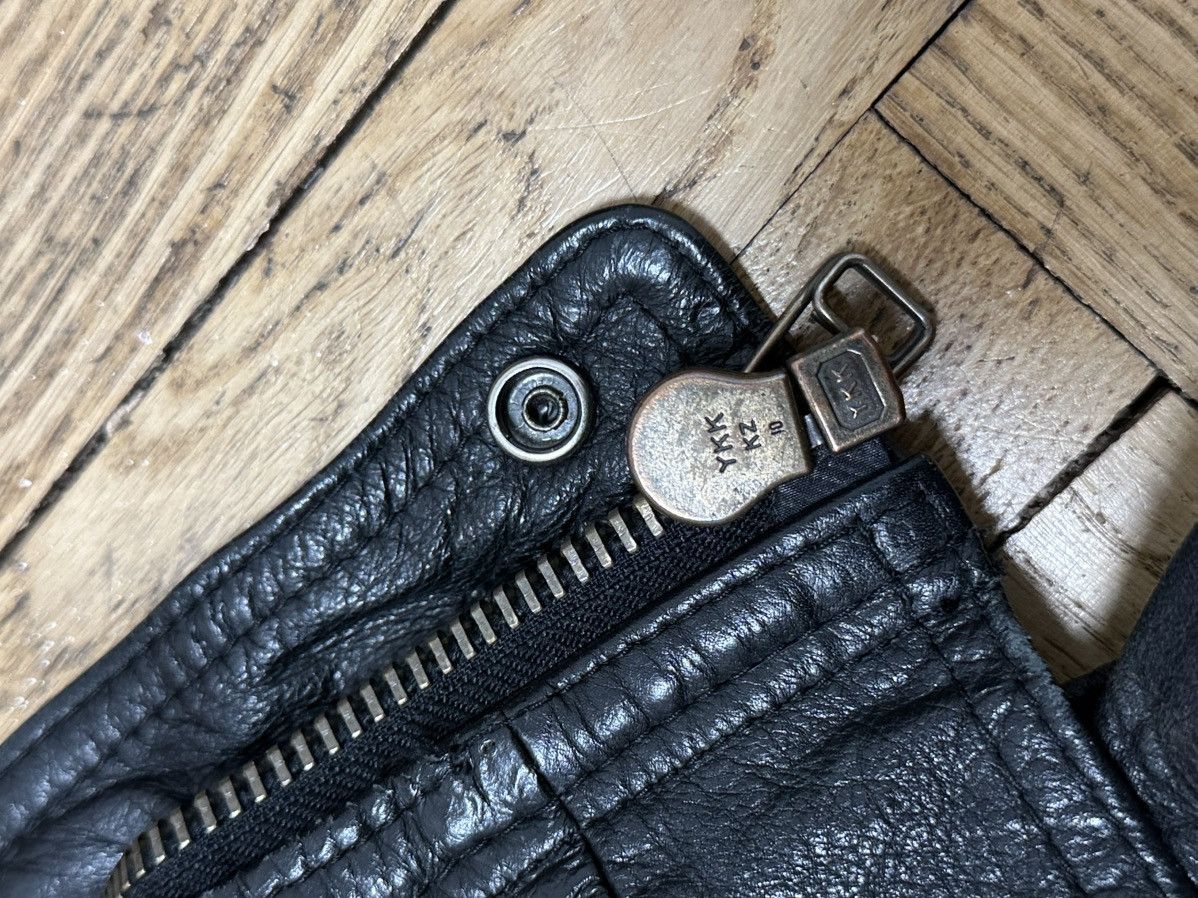 Vintage Avant-Garde Leather Jacket Oversized Aviator Flying M Size Size US M / EU 48-50 / 2 - 9 Thumbnail