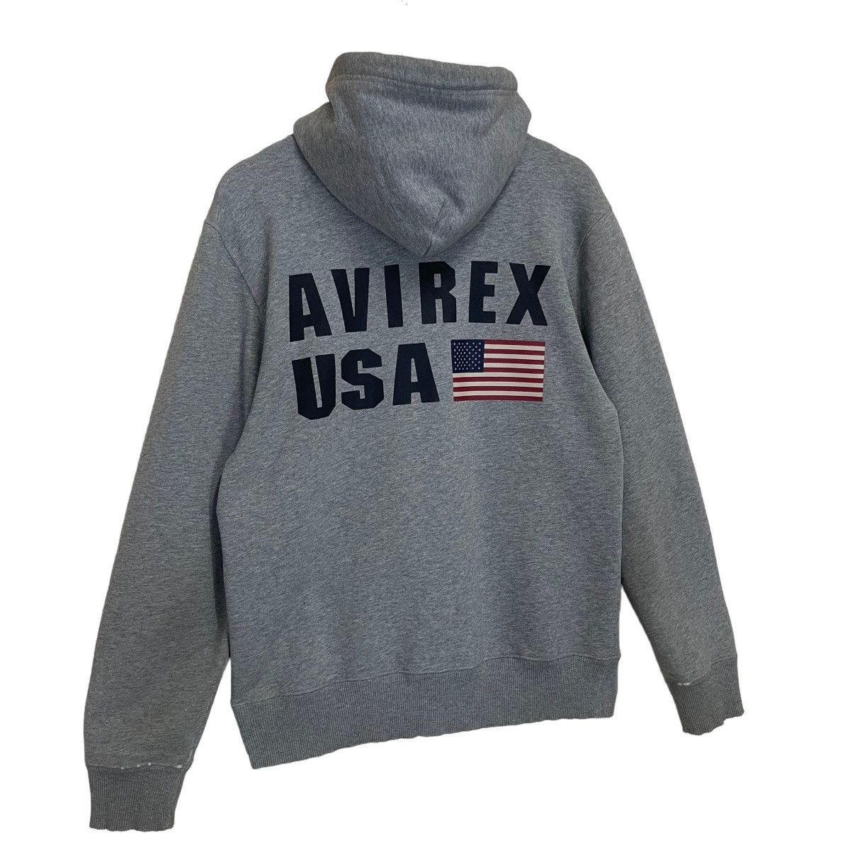 Avirex AVIREX USA BIG LOGO PULLOVER HOODIE Size US M / EU 48-50 / 2 - 2 Thumbnail