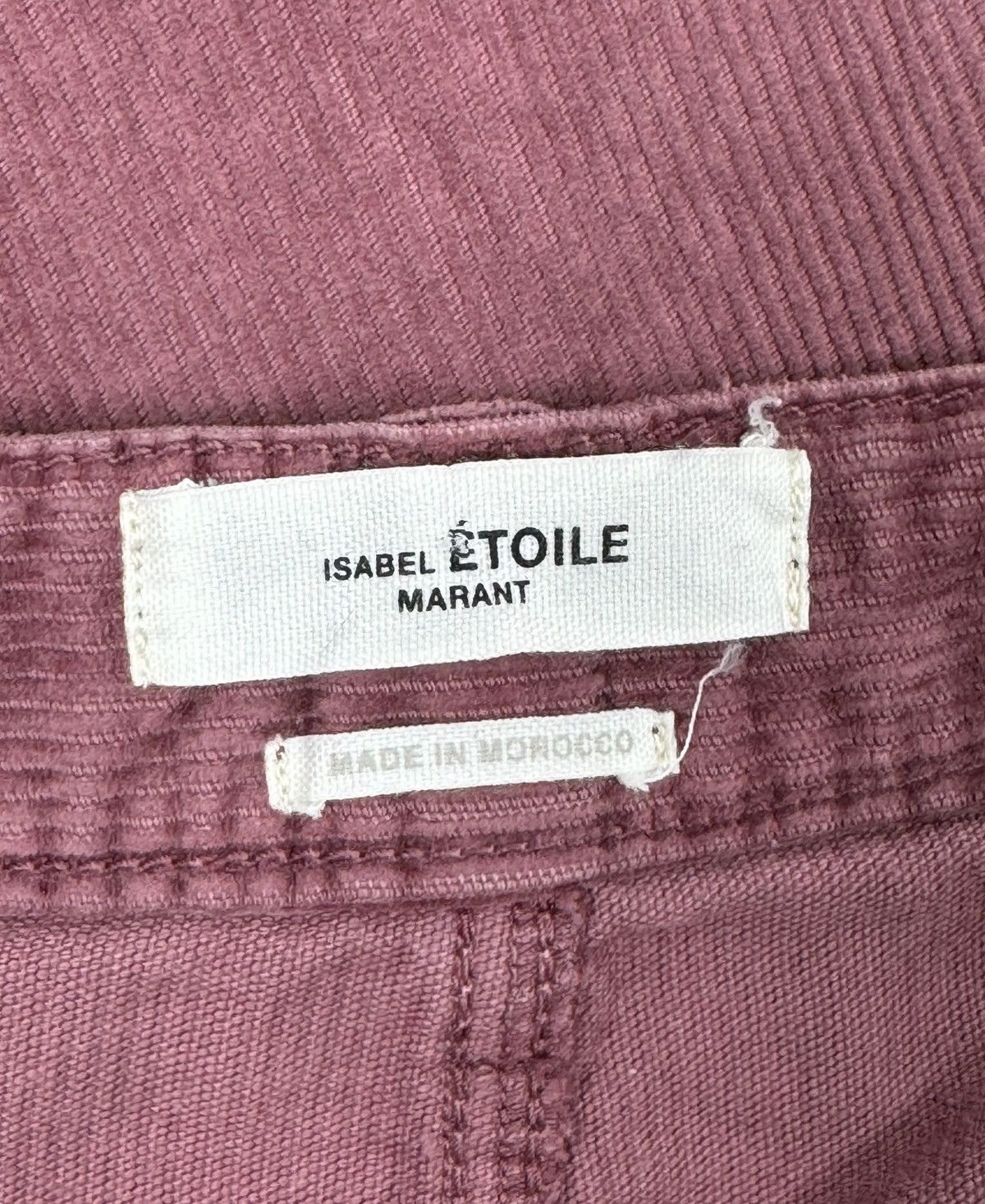 Isabel Marant Etoile Isabel Marant Etoile Corduroy Bordeaux Pants Cotton size 40 Size 28" / US 6 / IT 42 - 10 Thumbnail