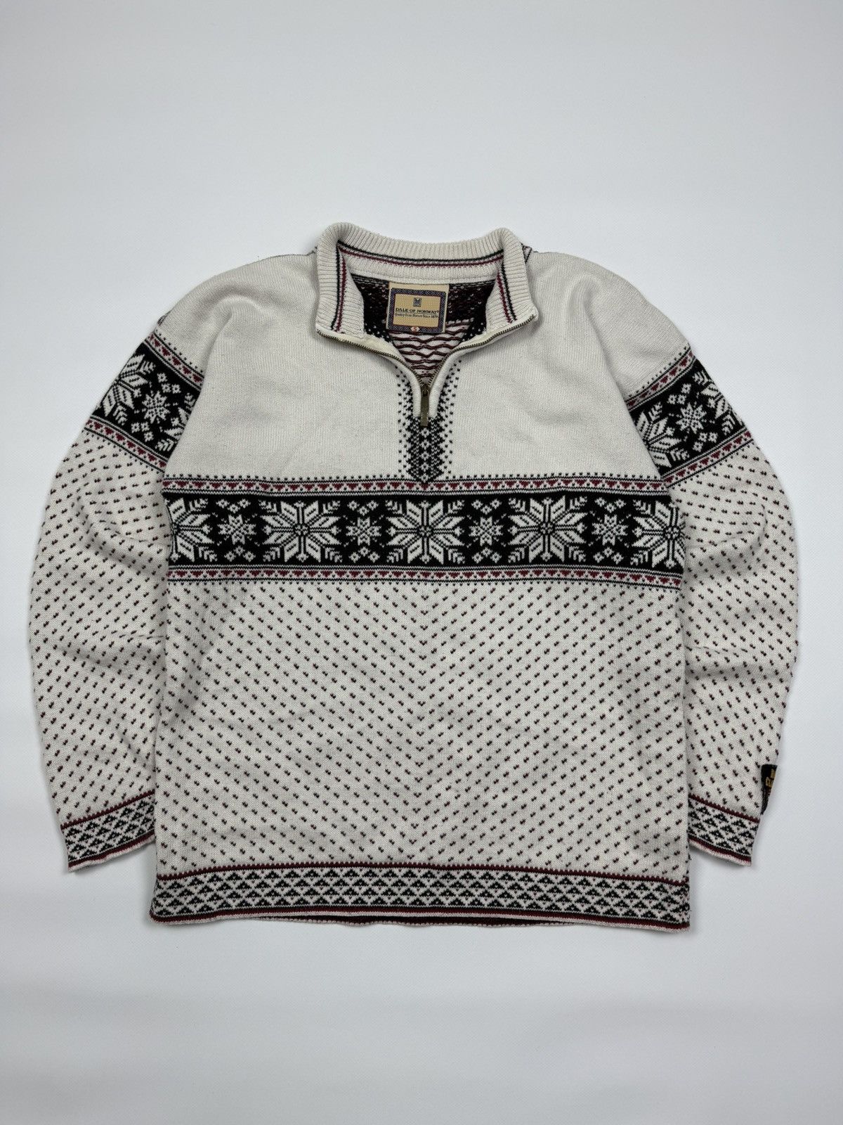 Dale Of Norway Dale Of Norway Cotton 1/4 Zip Knit Sweater Size S Size US S / EU 44-46 / 1 - 1 Thumbnail