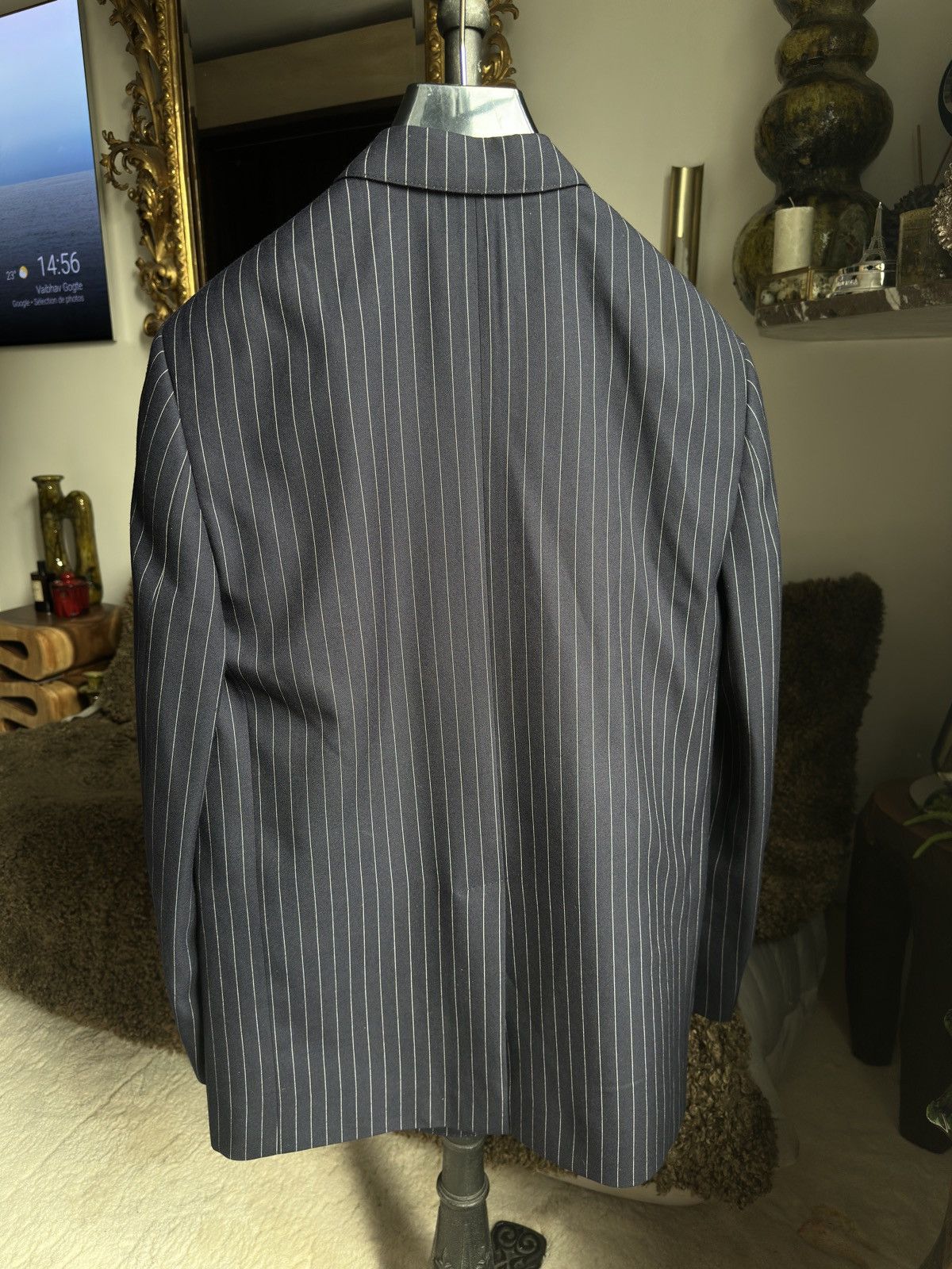 Celine Celine Hedi slimane blazer rayures Size 46L - 4 Thumbnail