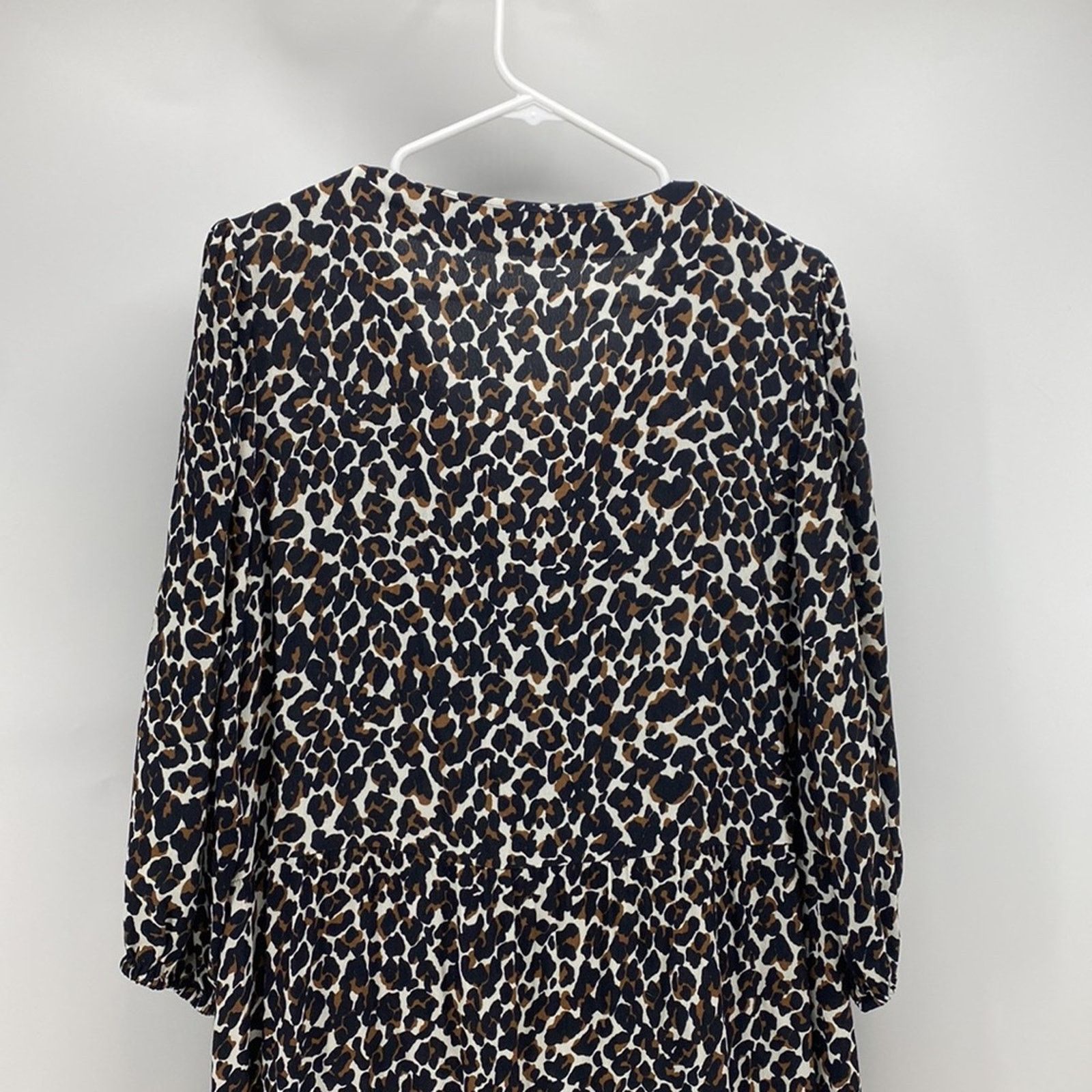 Rebecca Minkoff Rebecca Minkoff chelsea leopard print button front dress M Size M / US 6-8 / IT 42-44 - 16 Thumbnail