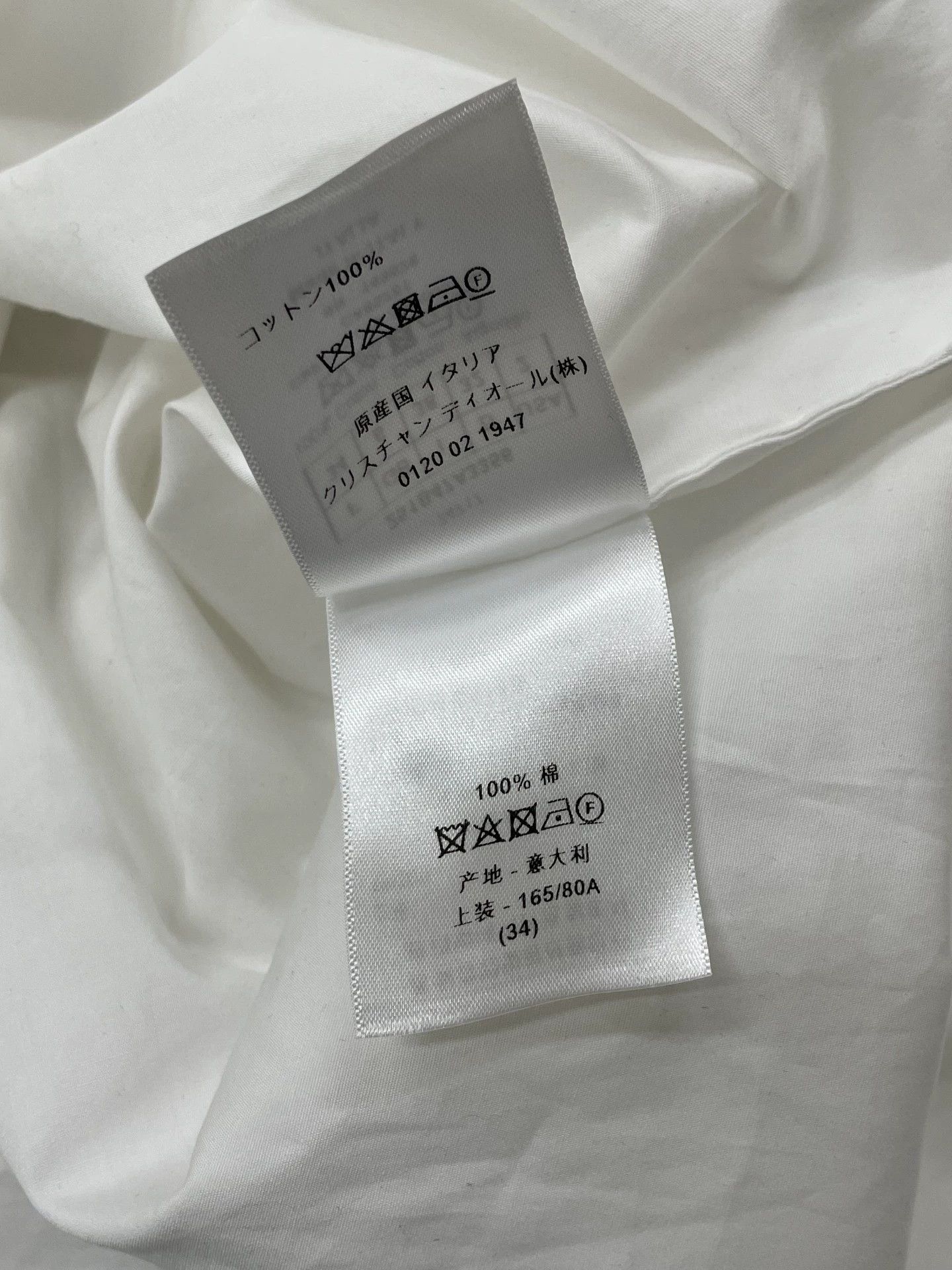 Dior Dior White Bee Long Sleeve Shirt 34 Size XS / US 0-2 / IT 36-38 - 6 Thumbnail