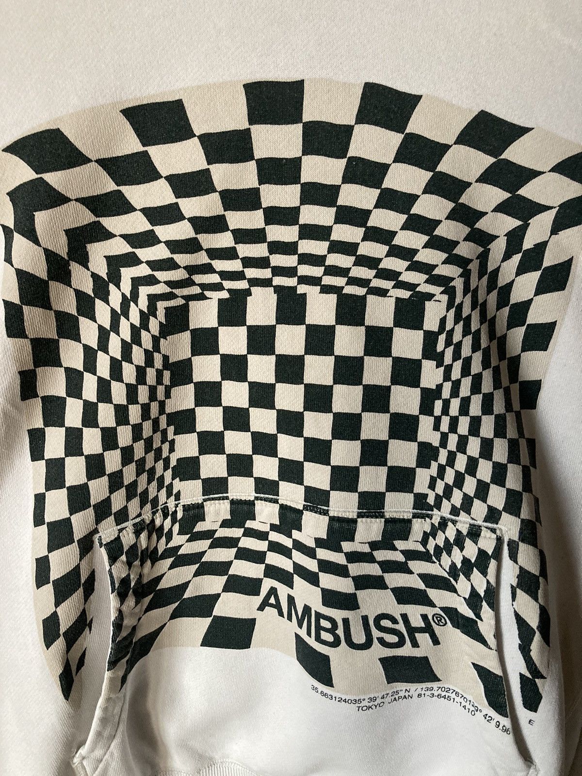 Ambush Design Ambush Check Hoodie White (1/2/3) Size US L / EU 52-54 / 3 - 2 Thumbnail