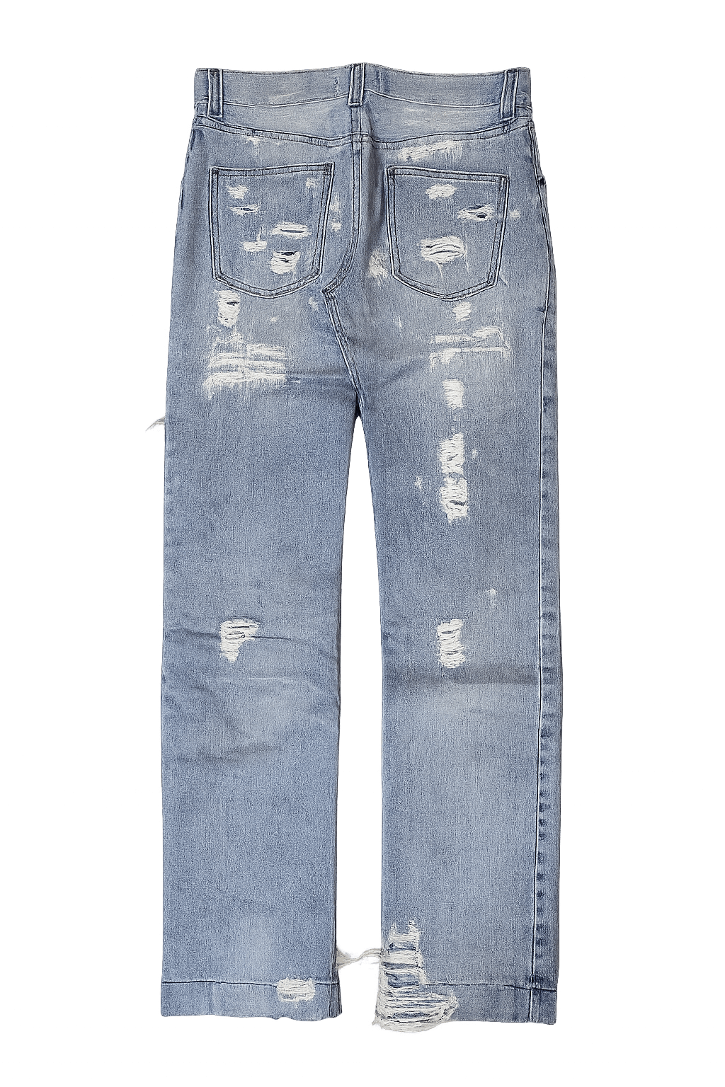 Dolce & Gabbana Dolce & Gabbana Y2K Distressed Low Rise Denim Jeans Size 44 Size US 28 / EU 44 - 2 Thumbnail