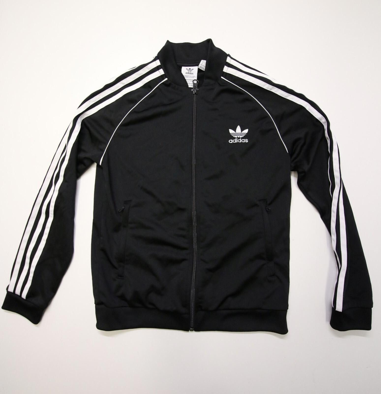 Adidas Adidas Youth Kids Adicolor SST Black Track Jacket 13-14Y LG Size US XXS / EU 40 - 1 Thumbnail