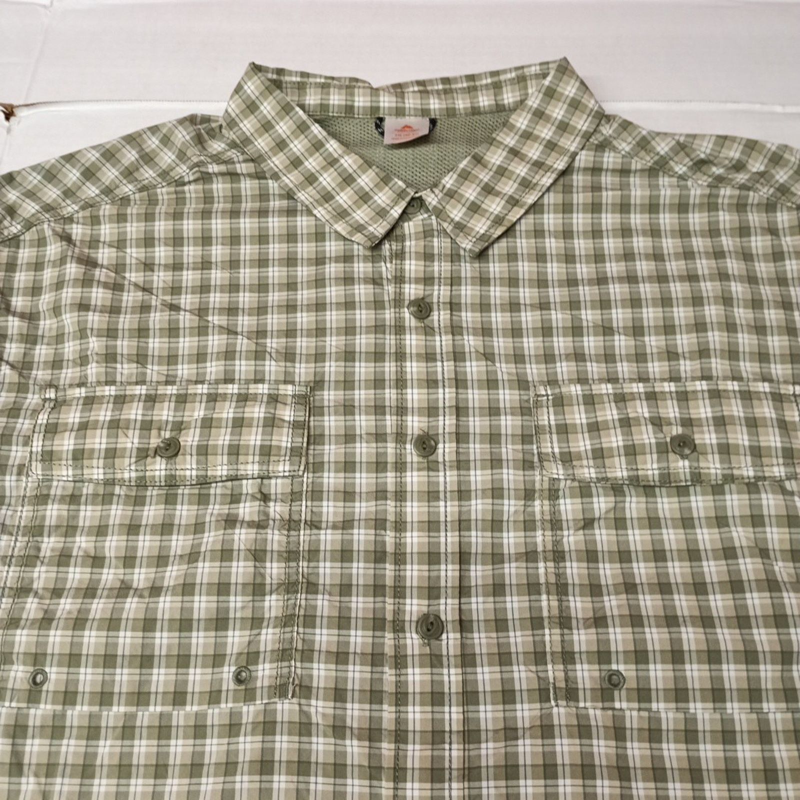 Other Ozark Trail Upstream Shirt Men's 2XL (50-52) Green Plaid Size US XXL / EU 58 / 5 - 3 Thumbnail