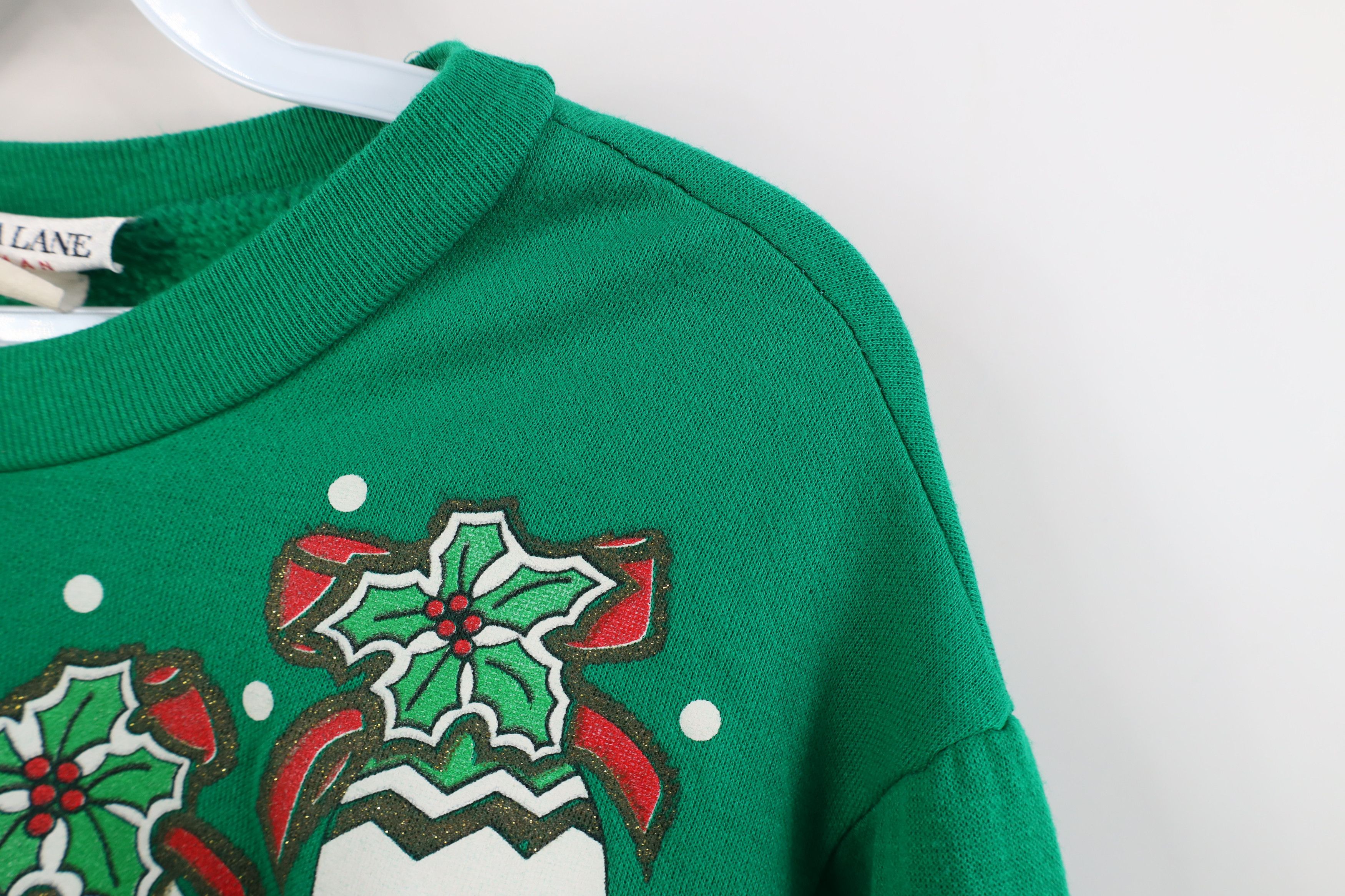 Vintage Vintage 90s Streetwear Christmas Reindeer Sweatshirt Size XXL / US 16-18 / IT 52-54 - 9 Thumbnail