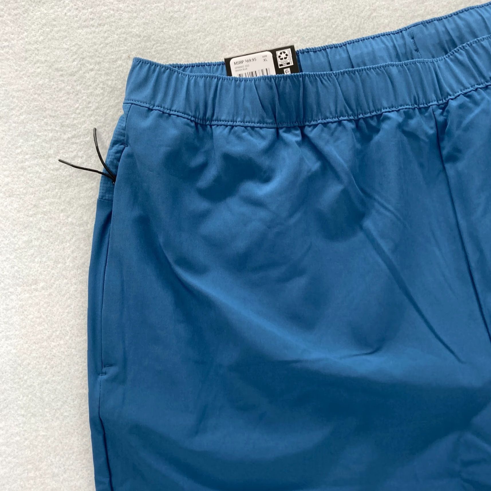 Gap Gap Fit Joggers Mens XL Blue Stretch Woven Fabric Drawstring Tapered Pants Size US 36 / EU 52 - 4 Thumbnail