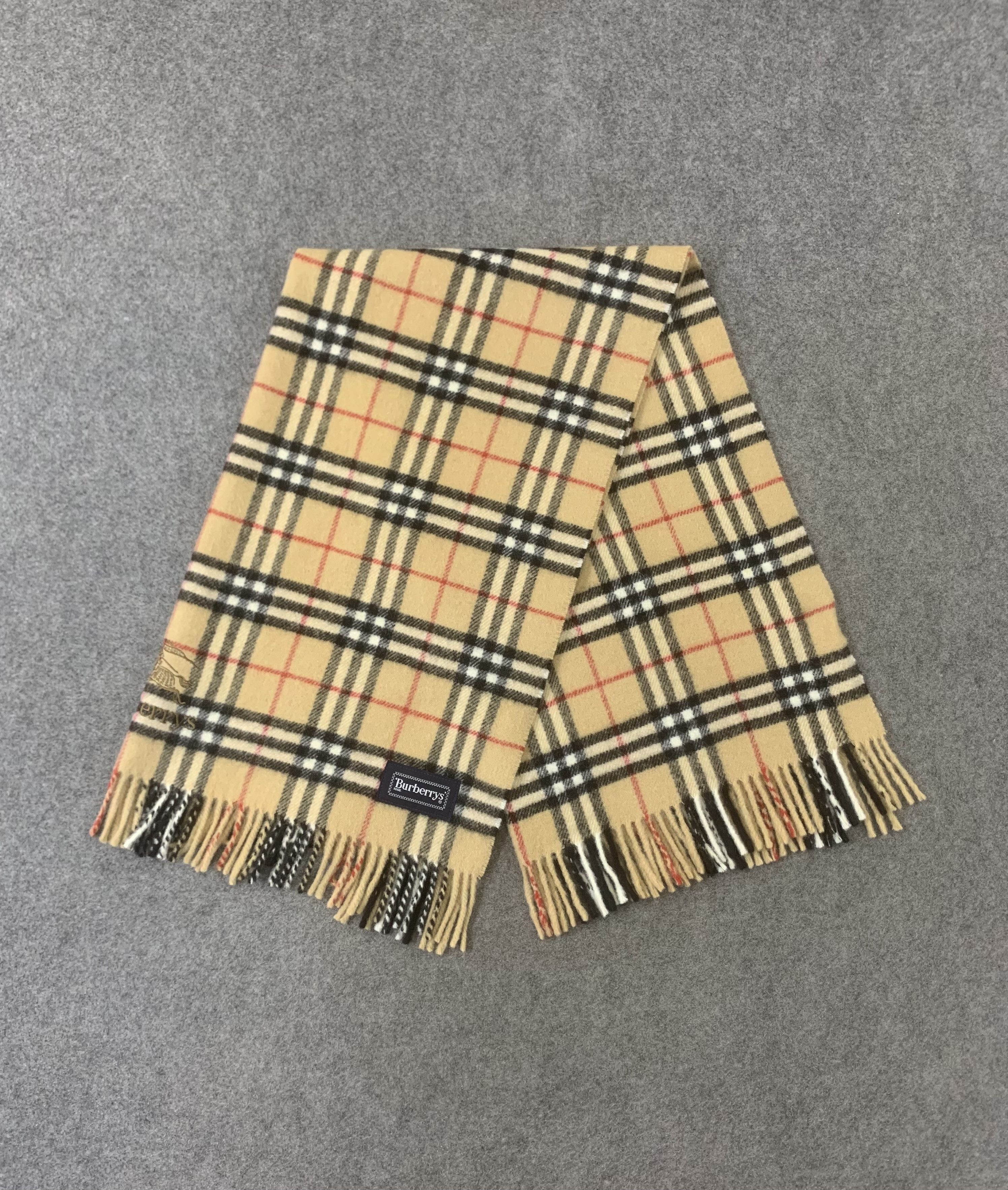 Burberry Burberry Scarf Wool Muffler Neck Wrap BL9279 Size ONE SIZE - 3 Thumbnail