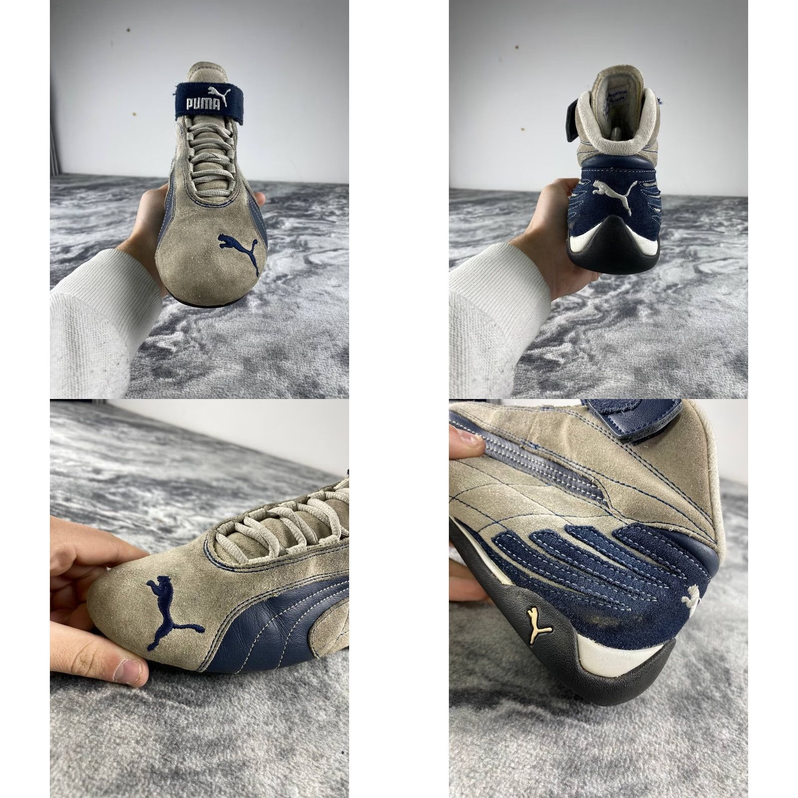 Puma VINTAGE PUMA Mid Speedcat Sneakers Moto F1 Women Size 39 Blue Size US 9 / IT 39 - 9 Thumbnail