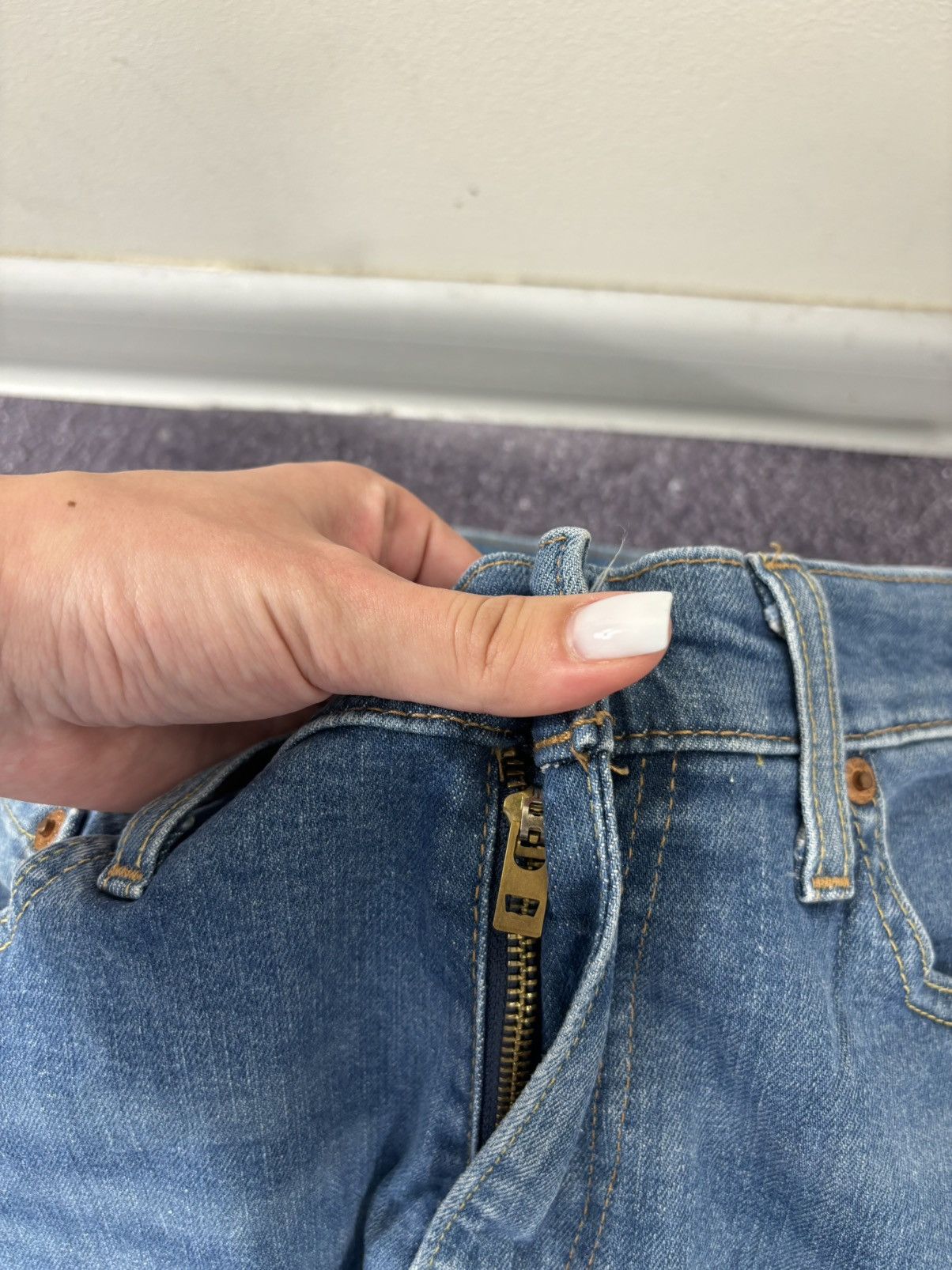 Levi's Levi’s Premium 512 Big E Men’s Skinny Fit Blue Denim Jeans Size US 30 / EU 46 - 13 Thumbnail