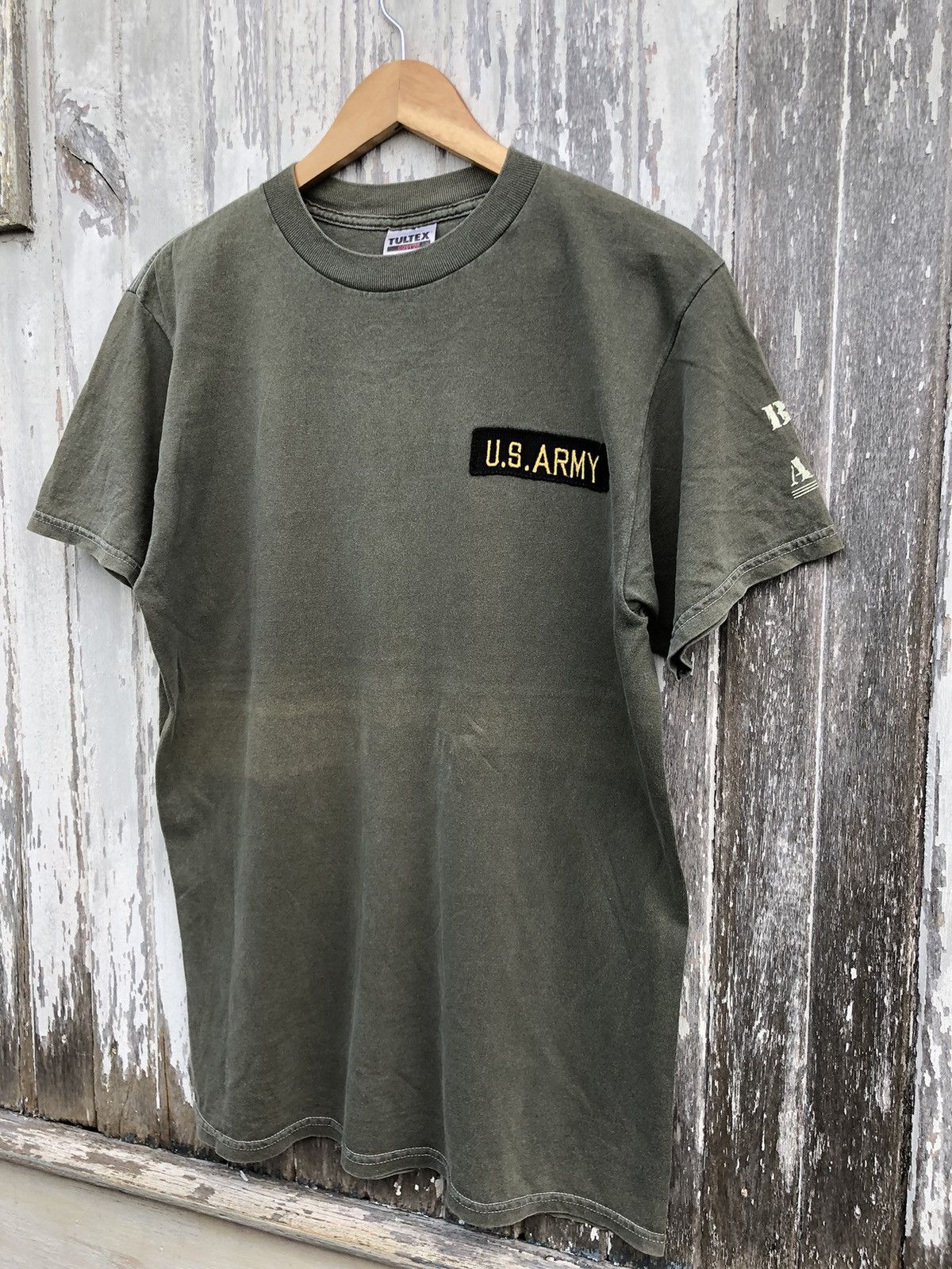 Vintage Vintage 90s Sunfaded Tultex US Army Tshirts Size US M / EU 48-50 / 2 - 5 Thumbnail