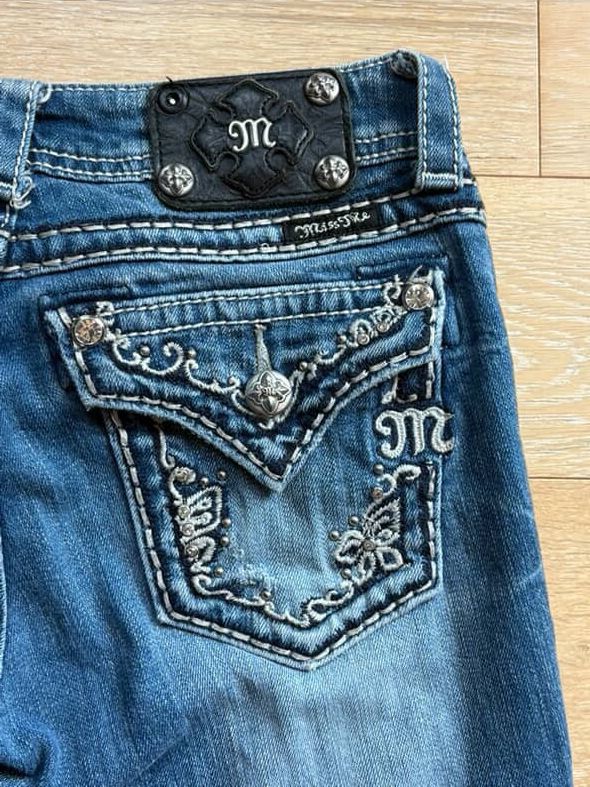 Designer × Miss Me × Vintage Miss Me Vintage Bootcut Style Jeans Size 27" / US 4 / IT 40 - 3 Thumbnail