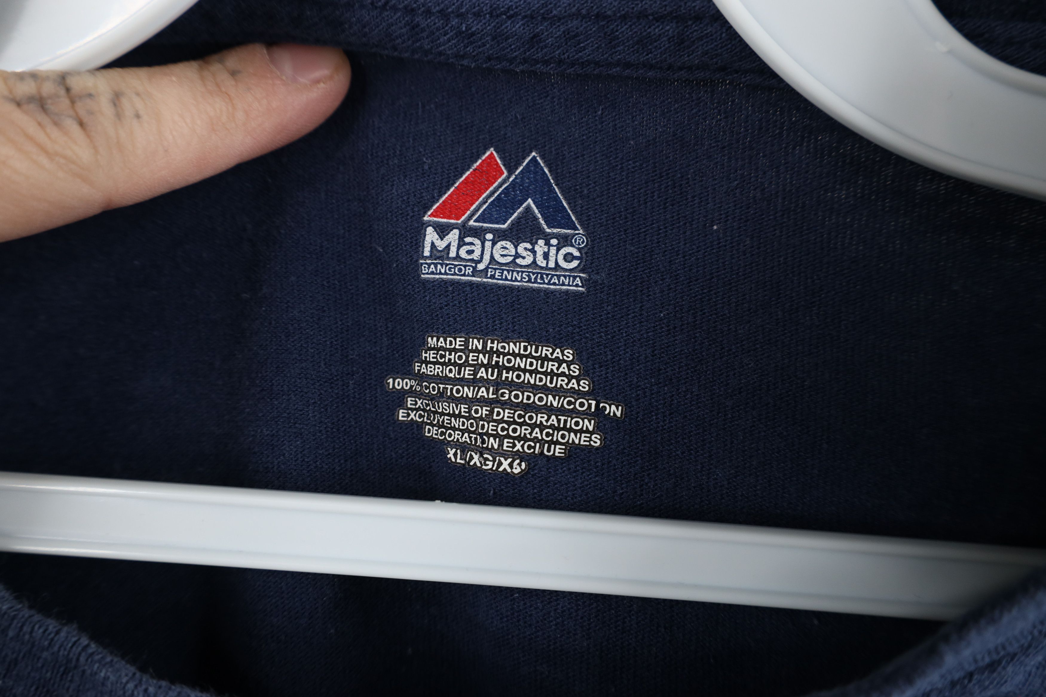 Majestic × Vintage Vintage Majestic Jeter New York Yankees Baseball T-Shirt Size US XL / EU 56 / 4 - 9 Thumbnail