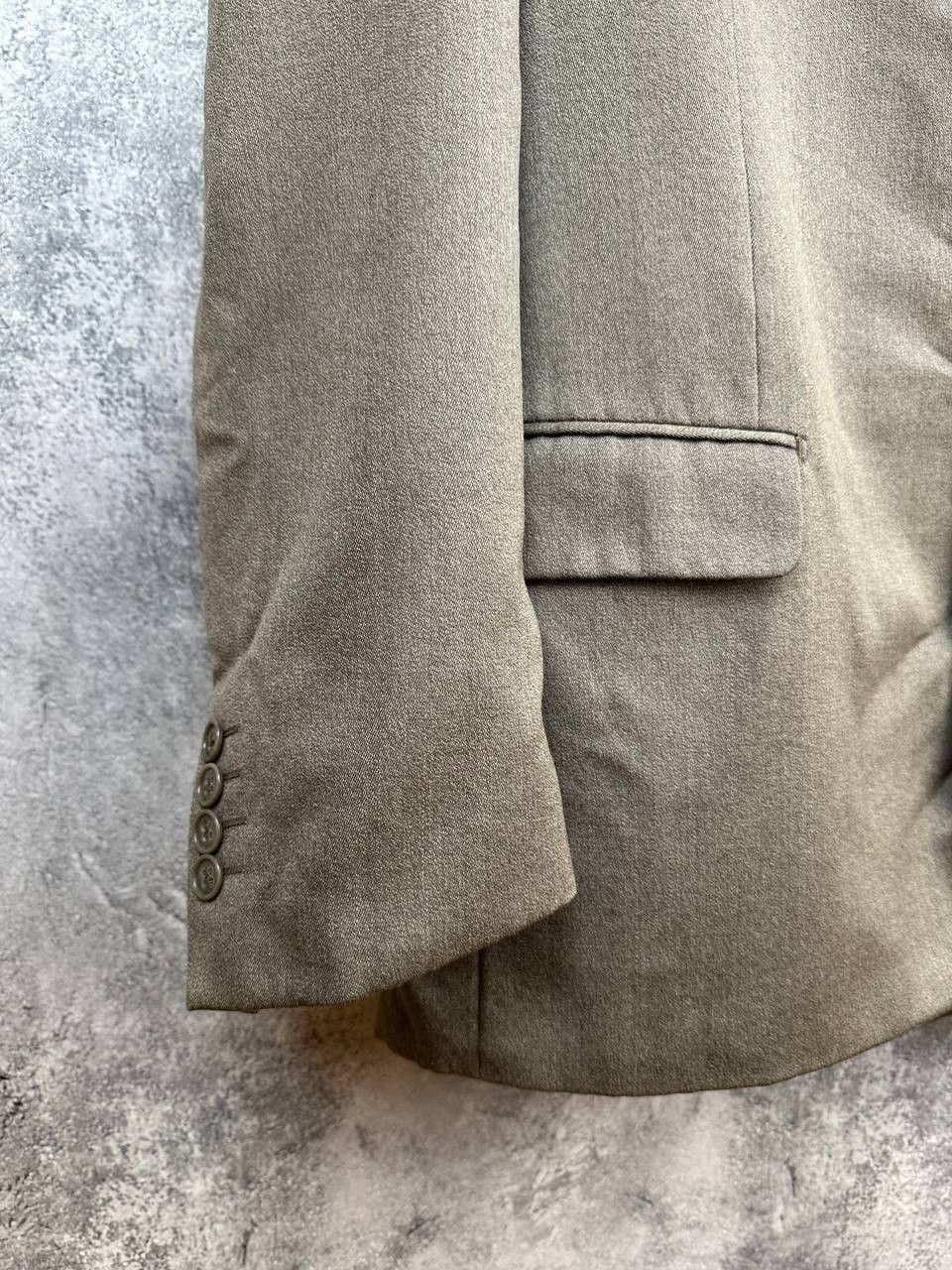 Yves Saint Laurent Yves Saint Laurent Pour Homme Pure Wool Beige Two-Piece Suit Size 54R - 9 Thumbnail