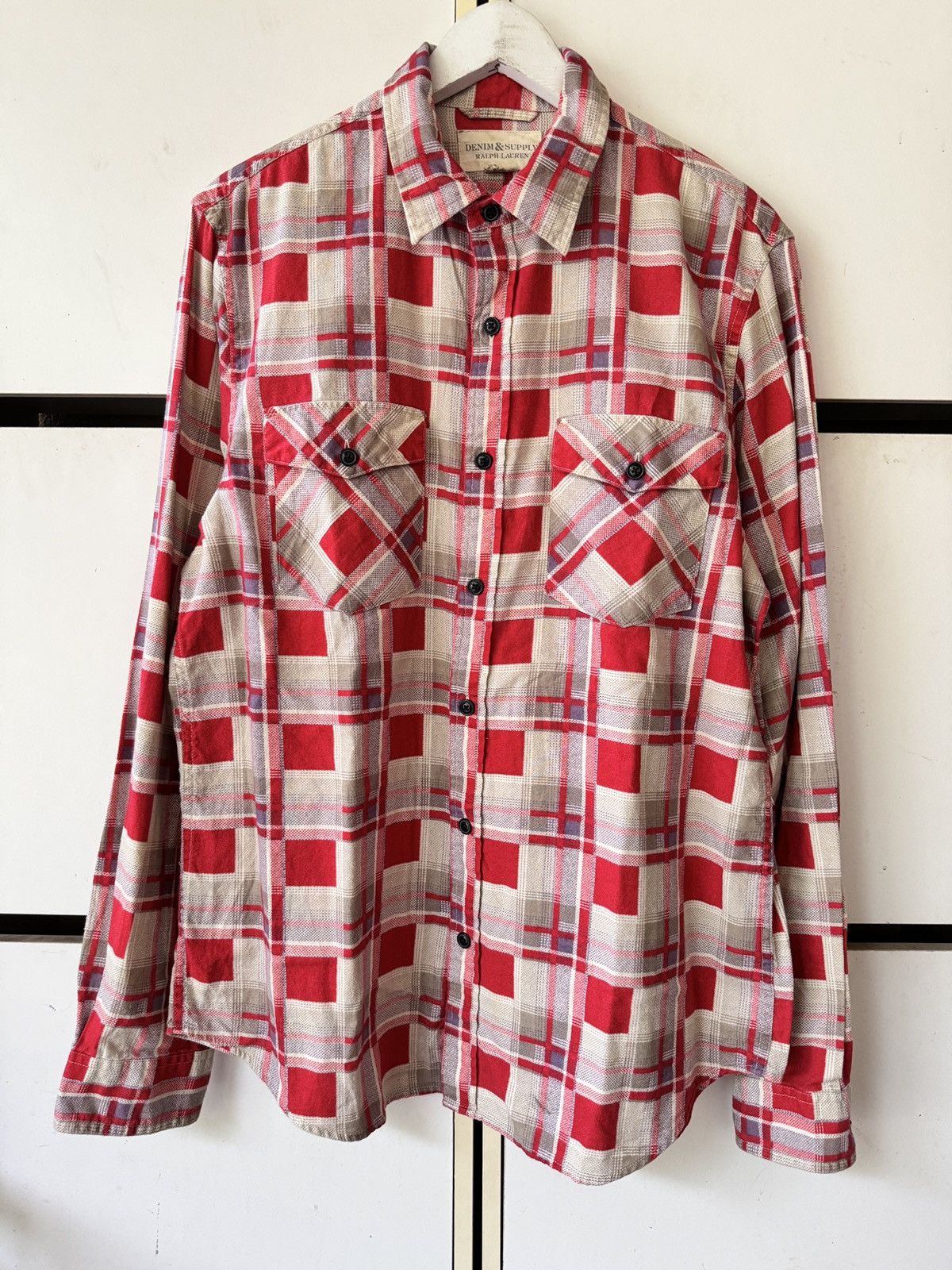 DENIM SUPPLY RALPH LAUREN CHECKED SHIRT