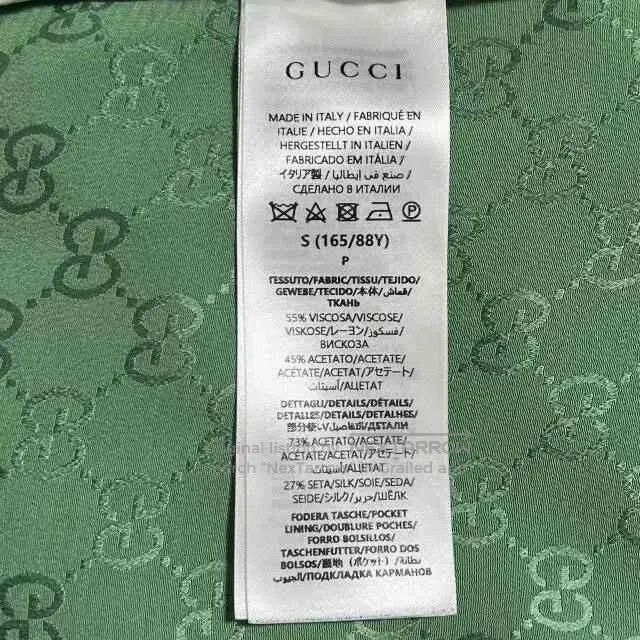 Gucci Gucci FW25 Lido GG Zip Satin Shirt. Size US S / EU 44-46 / 1 - 5 Thumbnail